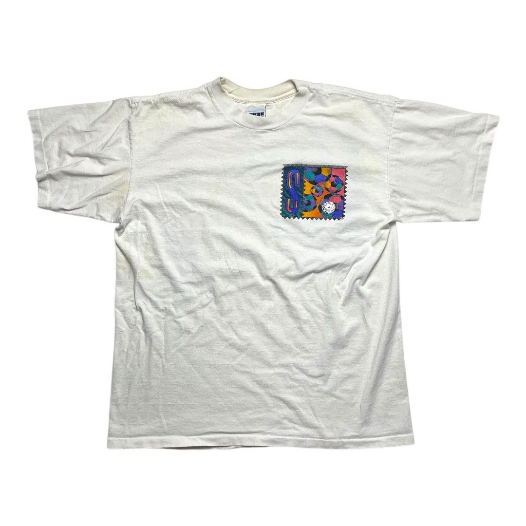 Vintage Vintage 90s Soccer Single Stitch tee Size US L / EU 52-54 / 3 - 3 Thumbnail