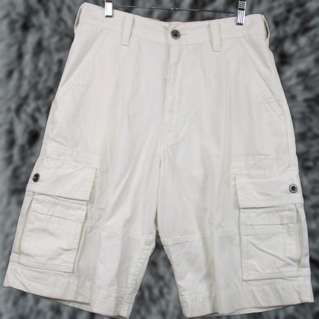 Levi's Levi's Cargo Shorts 30 Men Relaxed Fit Ivory Denim Pockets NWT Size US 30 / EU 46 - 1 Thumbnail