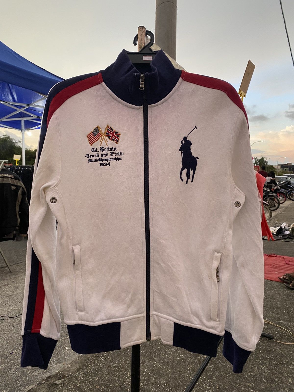 Polo Ralph Lauren VTG Polo Ralph Lauren Great Britain 012 Athletes jacket 🔥 Size US S / EU 44-46 / 1 - 1 Thumbnail