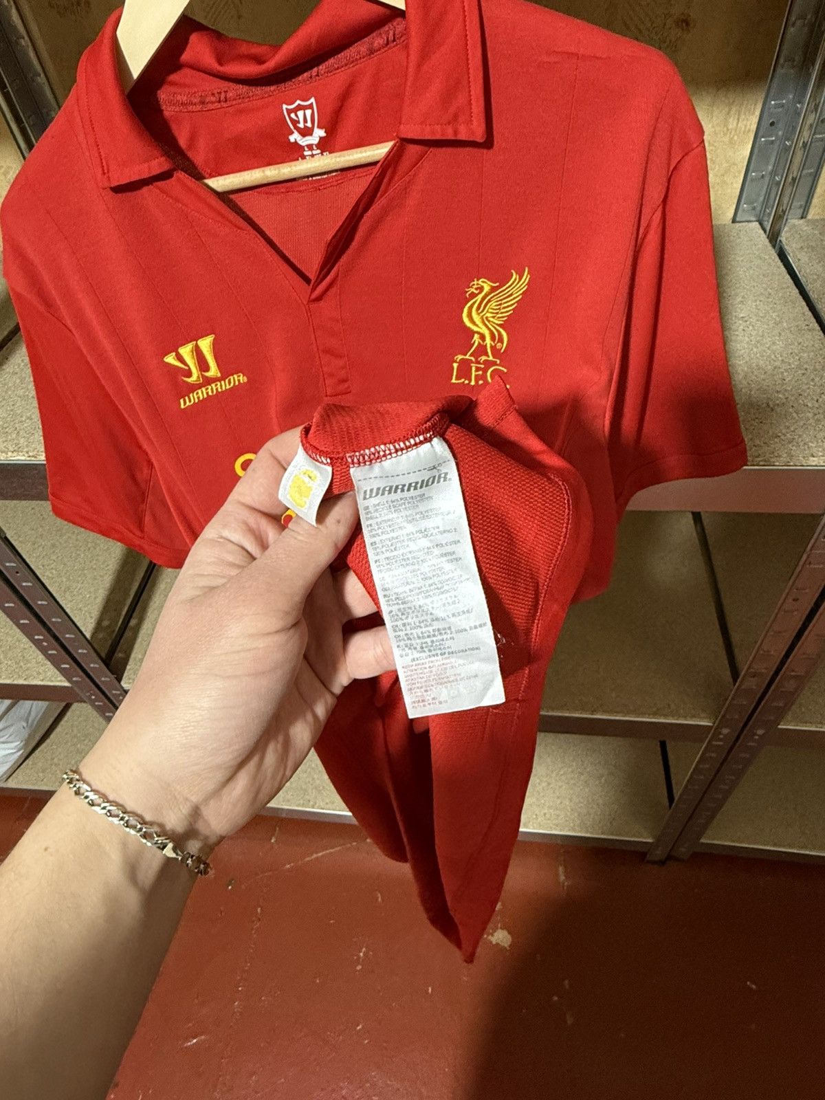 Vintage × Warrior Warrior Liverpool Gerrard #8 2012 2013 Home Soccer Jersey Size US L / EU 52-54 / 3 - 8 Thumbnail
