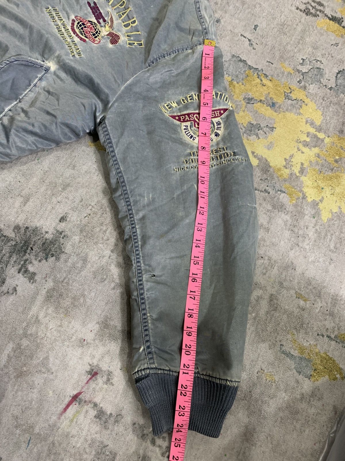 Vintage Vintage Unbrand flight jacket embroidered Logo Size US L / EU 52-54 / 3 - 11 Thumbnail