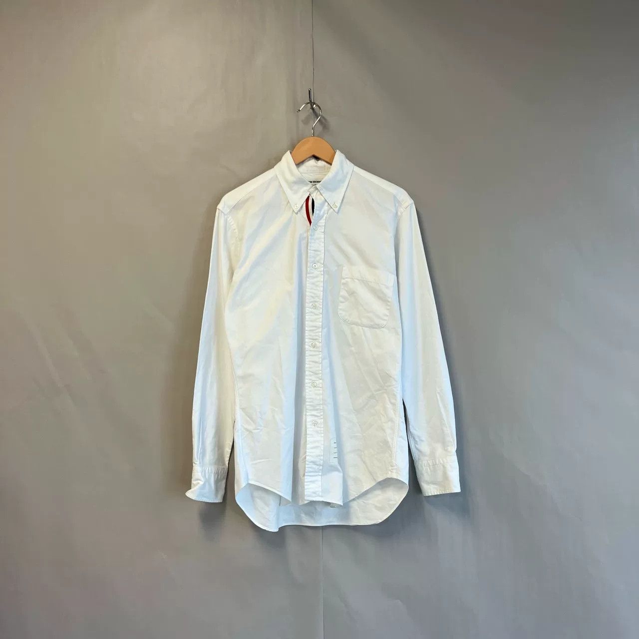 Thom Browne Thom Browne White Oxford Shirt Size 1 Size US S / EU 44-46 / 1 - 1 Thumbnail