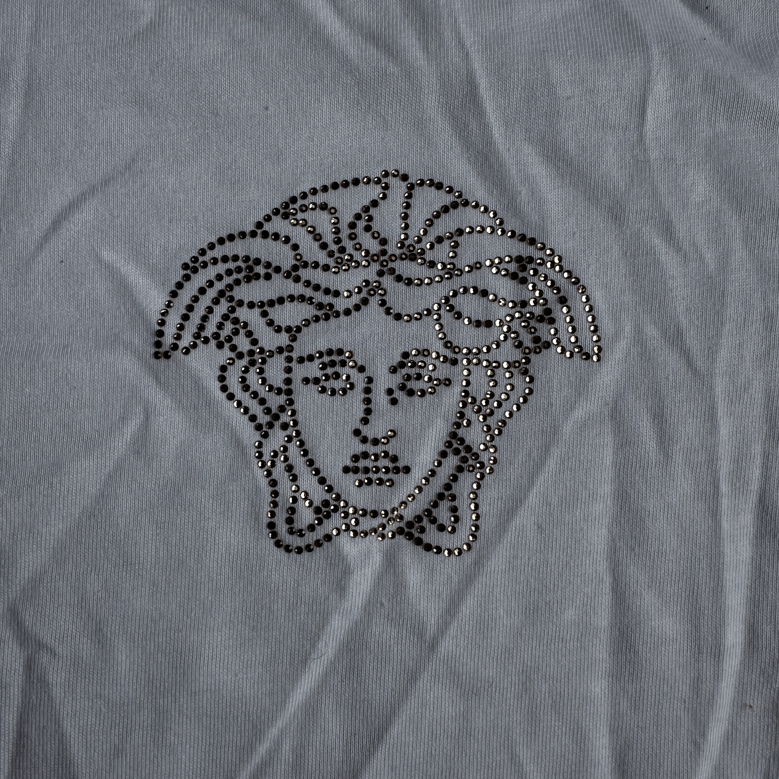 Versace Versace White Shirt With Golden Medusa Head On Chest Size M Size M / US 6-8 / IT 42-44 - 2 Thumbnail