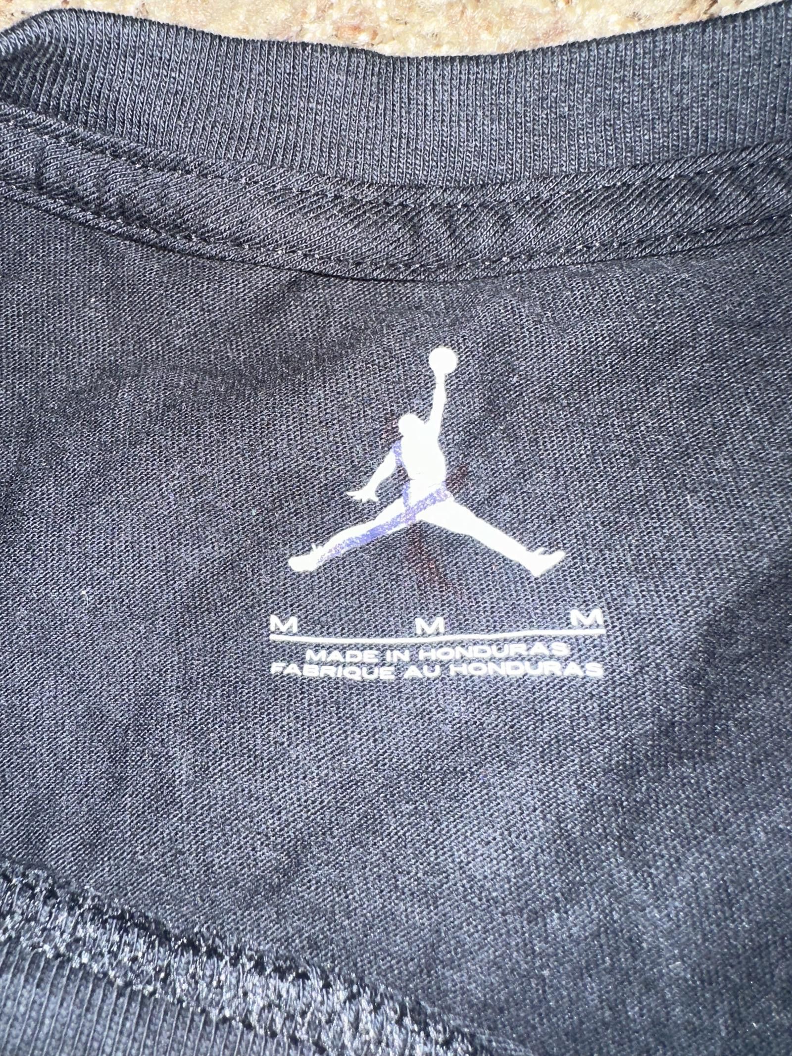 Designer Vintage Air Jordan Men's Jumpman Fly Black T-Shirt Size US M / EU 48-50 / 2 - 3 Thumbnail