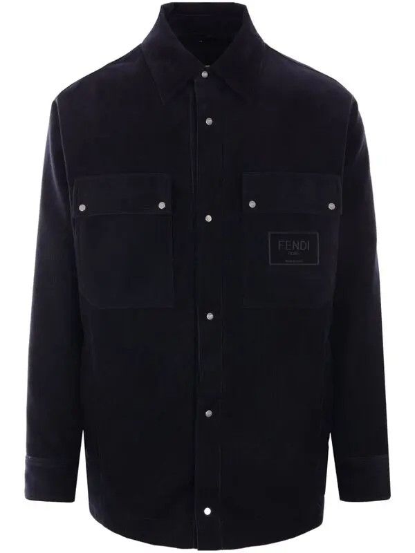 Fendi o1s1wg111225 Blouson in Blue Size US M / EU 48-50 / 2 - 1 Thumbnail