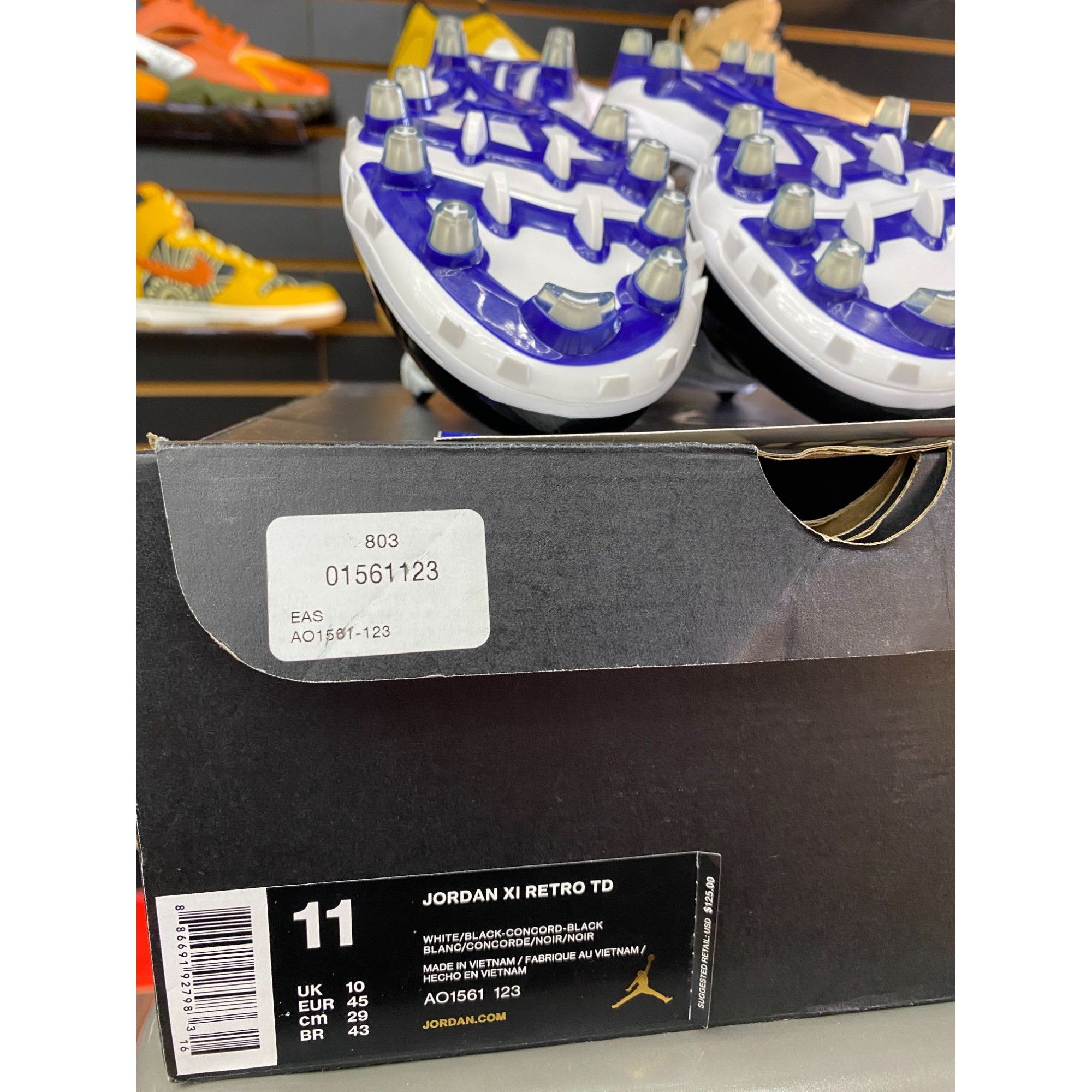 Jordan Brand air jordan 11 cleat concord 2018 sz 11 BRAND NEW Size US 11 / EU 44 - 7 Thumbnail