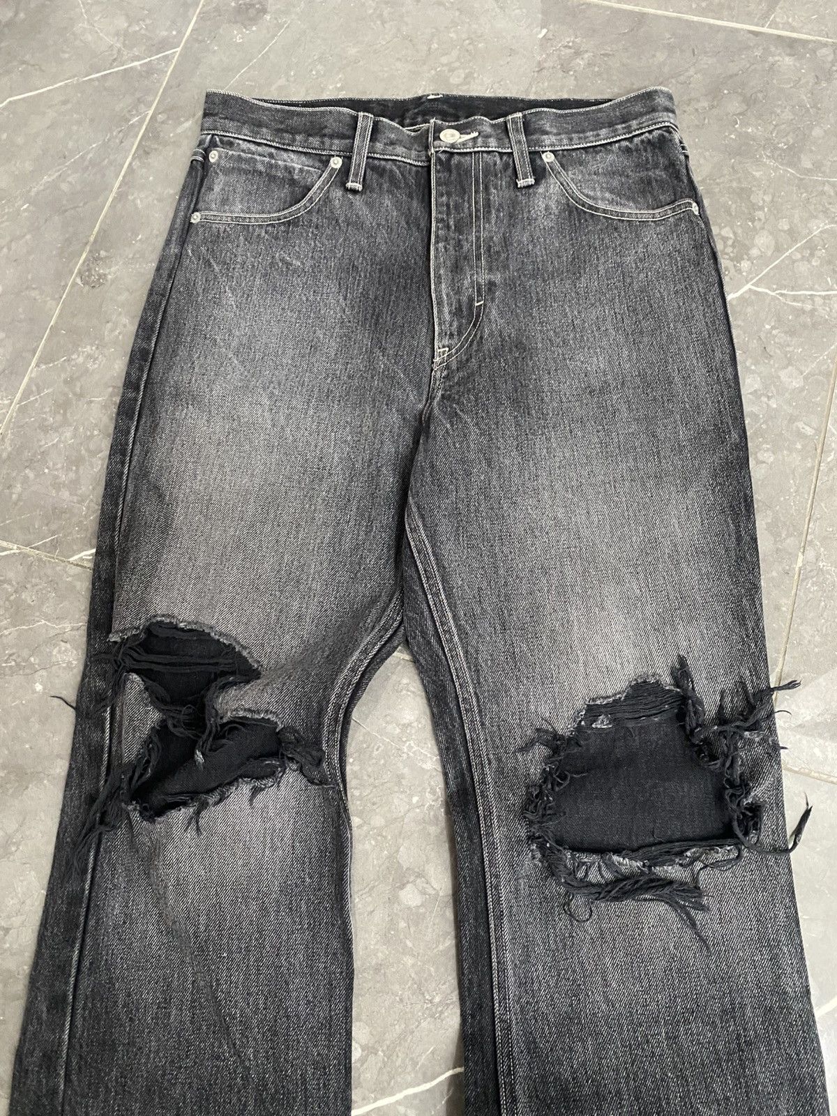 Soe Soe Japanese Flared Blackstone Size US 32 / EU 48 - 2 Thumbnail