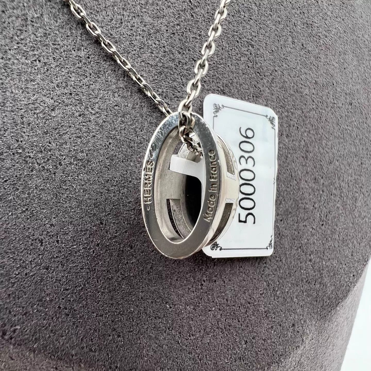 Hermes HERMES POP H H Pendant Necklace Mint Size ONE SIZE - 3 Thumbnail