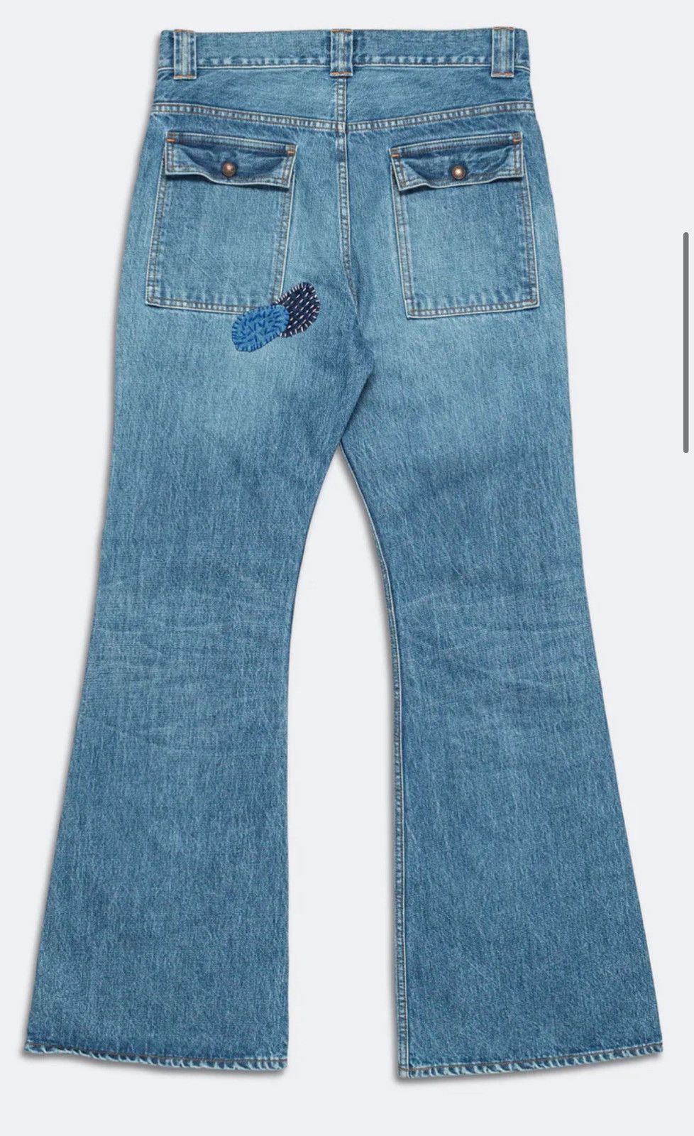 Japanese Brand × Kapital Kapital BUSH Flare Pants (CACTUS Embroidery) - Pro Size US 32 / EU 48 - 2 Thumbnail