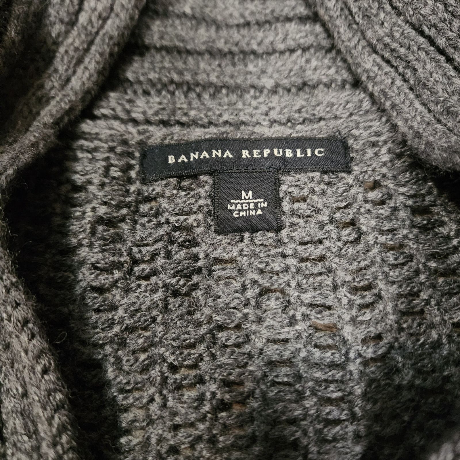 Banana Republic Banana Republic Gray short sleeve cardigan women's SZ M 2201 Size M / US 6-8 / IT 42-44 - 4 Thumbnail