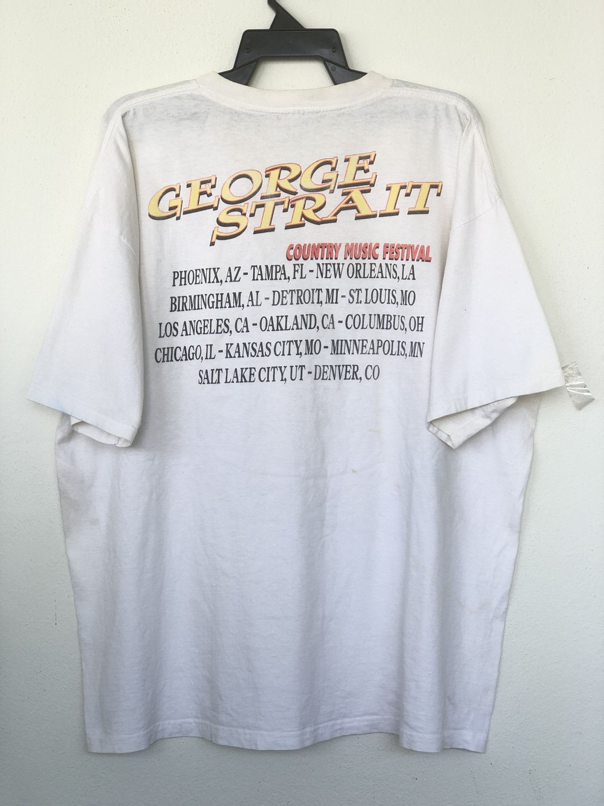 Vintage Vintage GEORGE STRAIT Country Music Fest Size US XXL / EU 58 / 5 - 13 Thumbnail