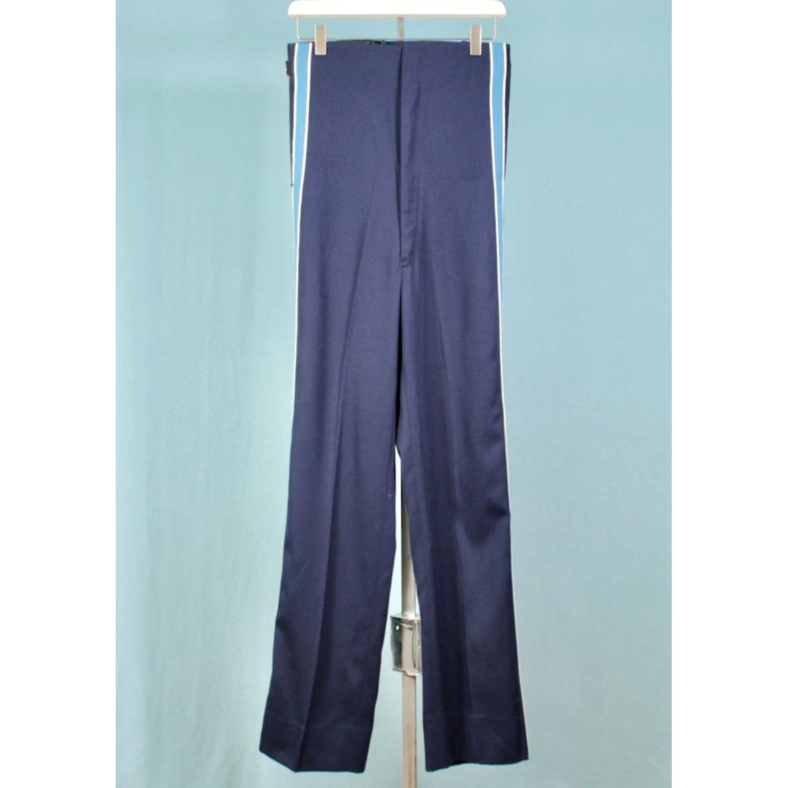 Vintage VINTAGE 1970s Dark Blue Band Pants Lot of 18 Sizes 26-28 70s Size US 26 / EU 42 - 5 Thumbnail