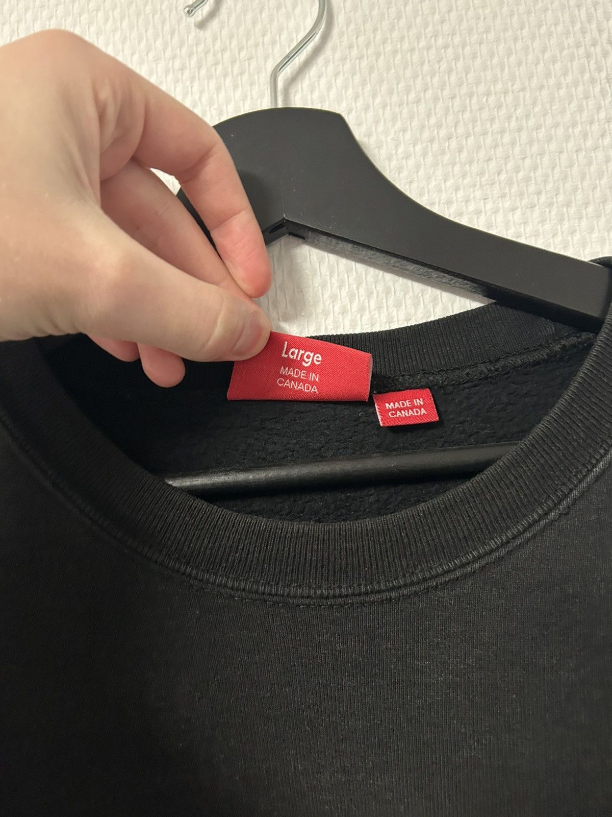 Supreme Supreme - FW19 Breed Crewneck Schwarz weiss🖤🤍 Size US L / EU 52-54 / 3 - 3 Thumbnail