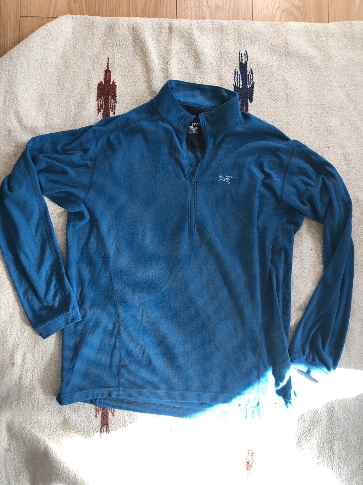 Arc'teryx 🦎Arc'teryx Delta LT Polartec Fleece Jacket 1/4 zip teal Size US XL / EU 56 / 4 - 1 Thumbnail