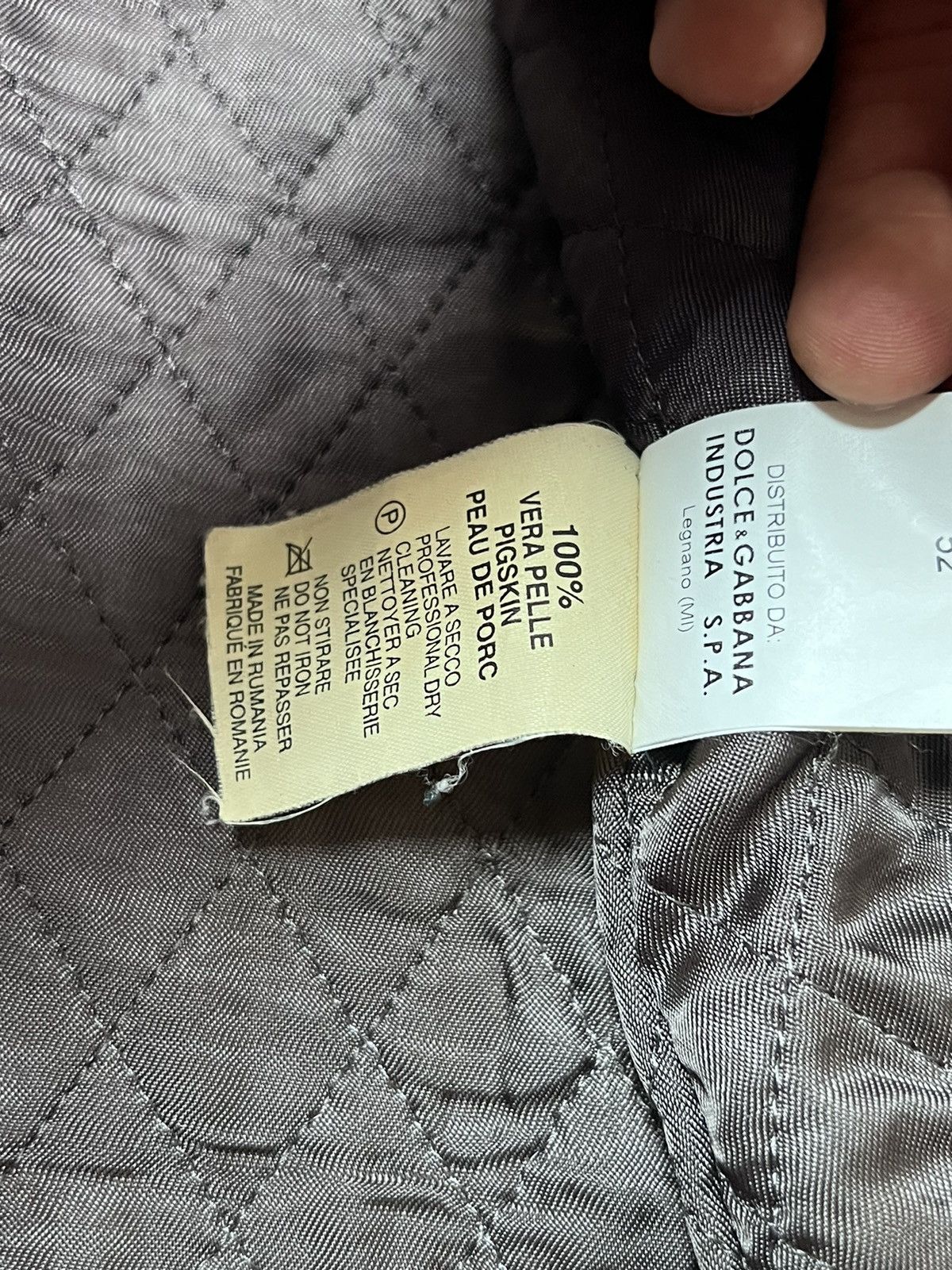 Dolce & Gabbana Vintage Dolce & Gabbana Brutalist Pig Leather Archive Jacket Size US L / EU 52-54 / 3 - 11 Thumbnail