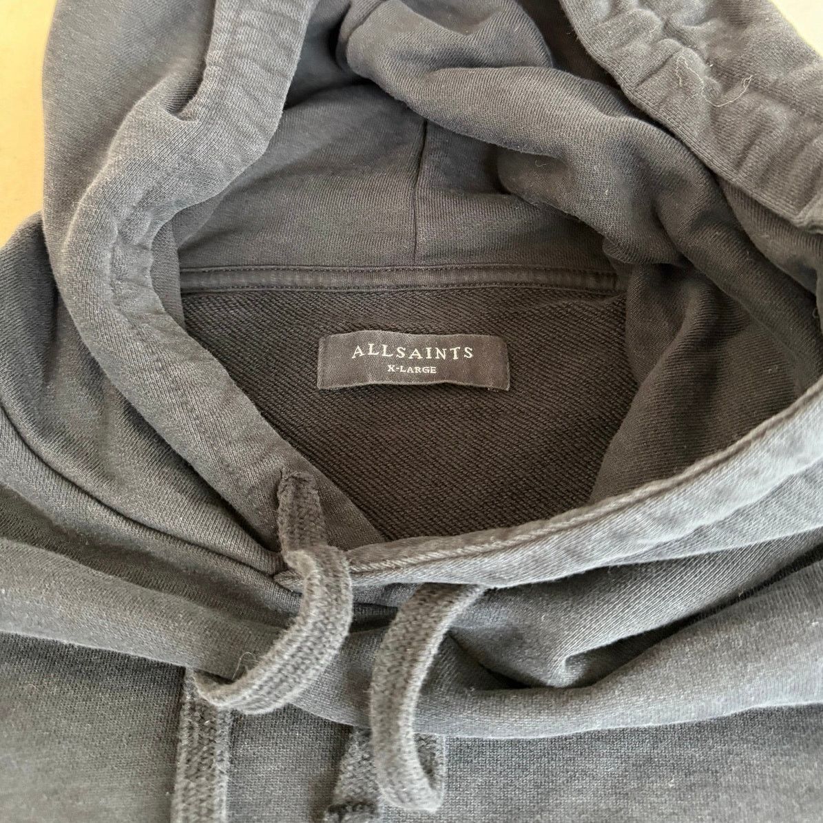 Allsaints AllSaints Black Hoodie XL Logo Tokyo London Pullover Size US XL / EU 56 / 4 - 3 Thumbnail