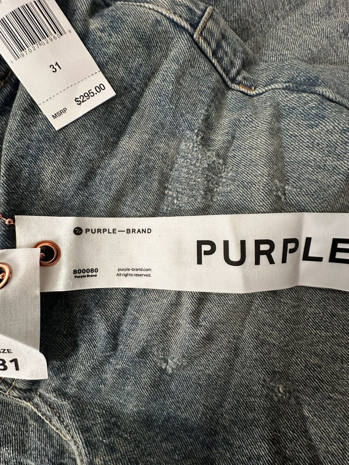 Purple Brand Purple Brand Vintage Destroy Boot Cut Skinny Jeans Size US 31 - 7 Thumbnail
