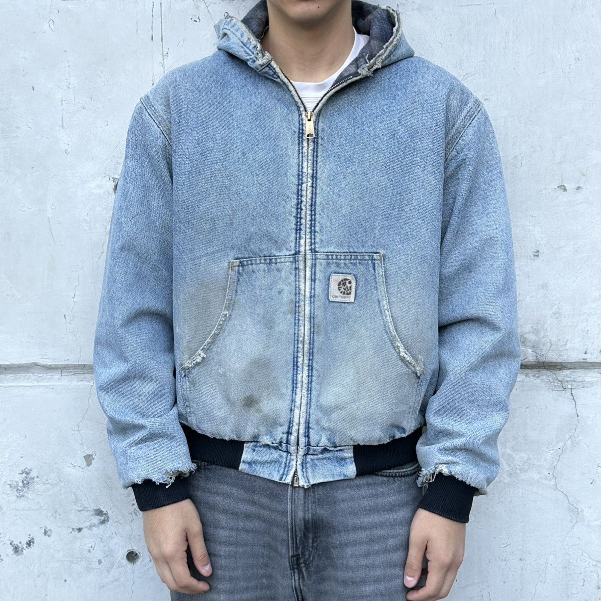 Carhartt 90s Carhartt Duck Denim Size US M / EU 48-50 / 2 - 2 Thumbnail