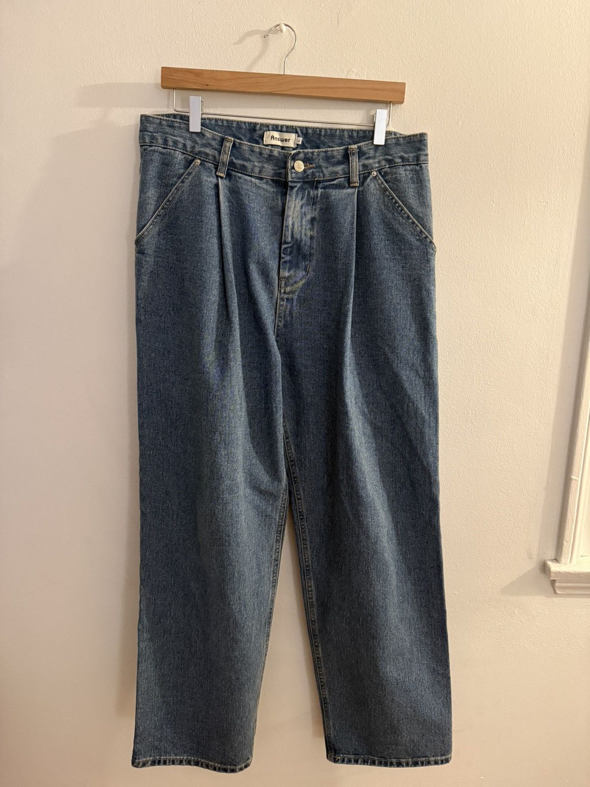 Other Estudio Niksen Answer Pleated Denim Size US 33 - 1 Thumbnail