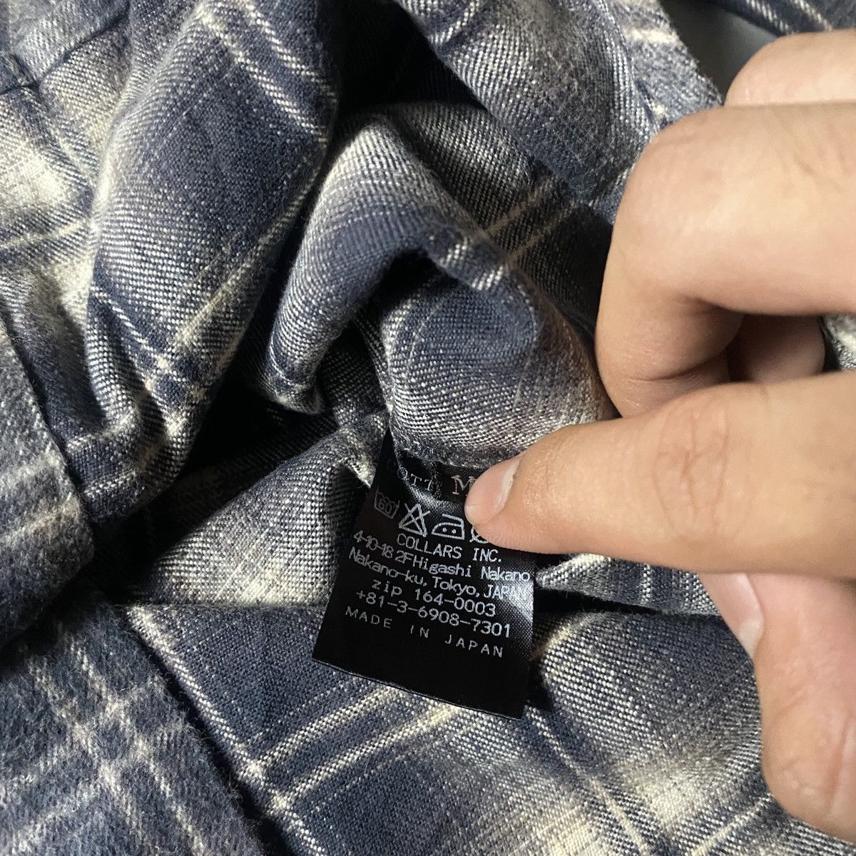 Hysteric Glamour × If Six Was Nine × Japanese Brand 2000's Collars x TFOA Skull Tattoo Plaid Flannel Size US S / EU 44-46 / 1 - 8 Thumbnail