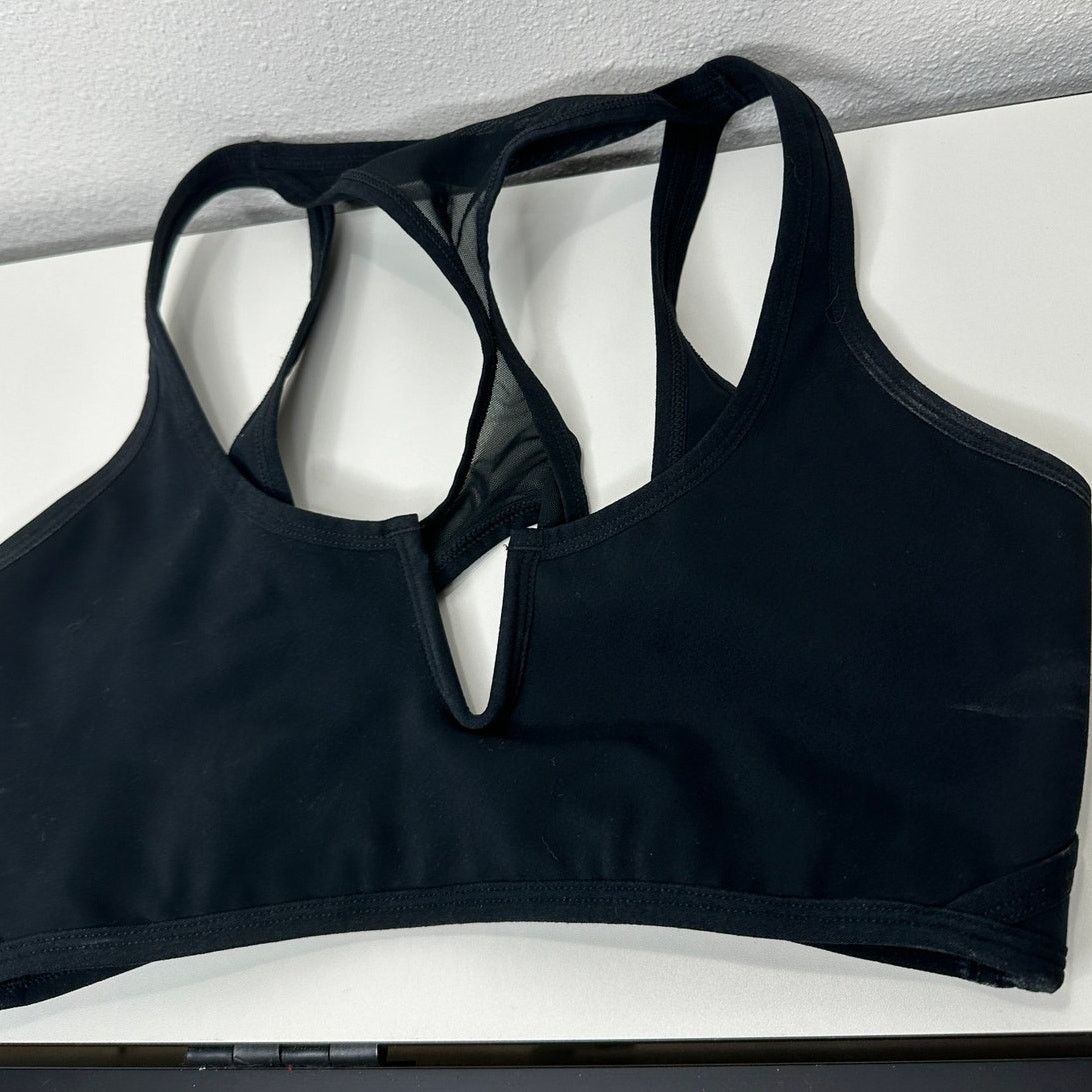 Other L SPACE Black V-Neck Back Mesh Racerback Sports Bra Large Size L / US 10 / IT 46 - 7 Thumbnail