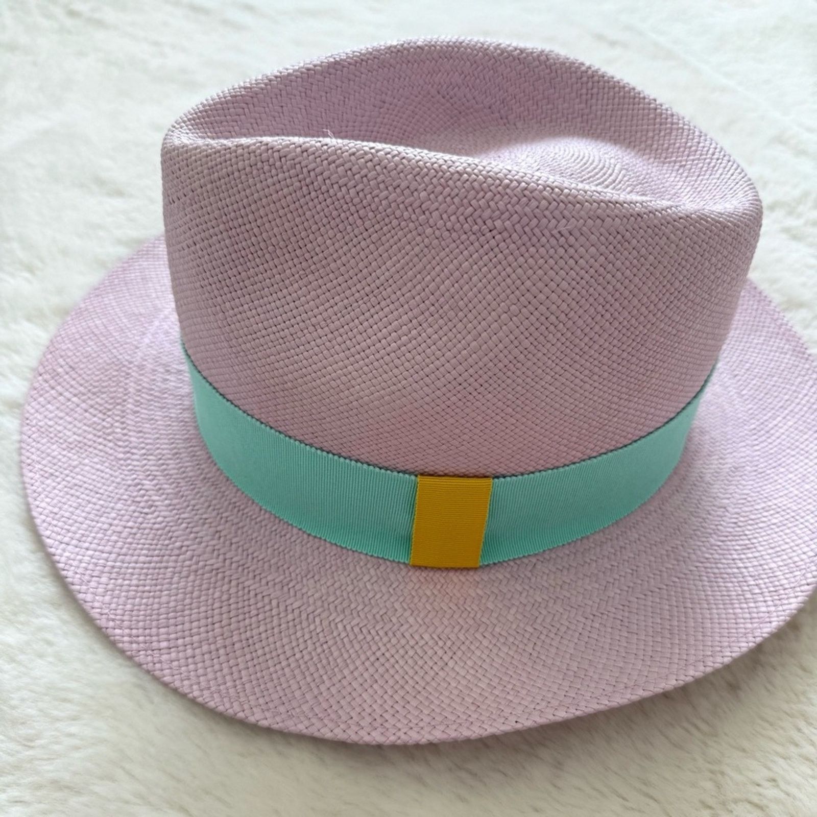Other NEW!!! La Cerise women Panama hat size XS Retail 380$ Size ONE SIZE - 2 Thumbnail