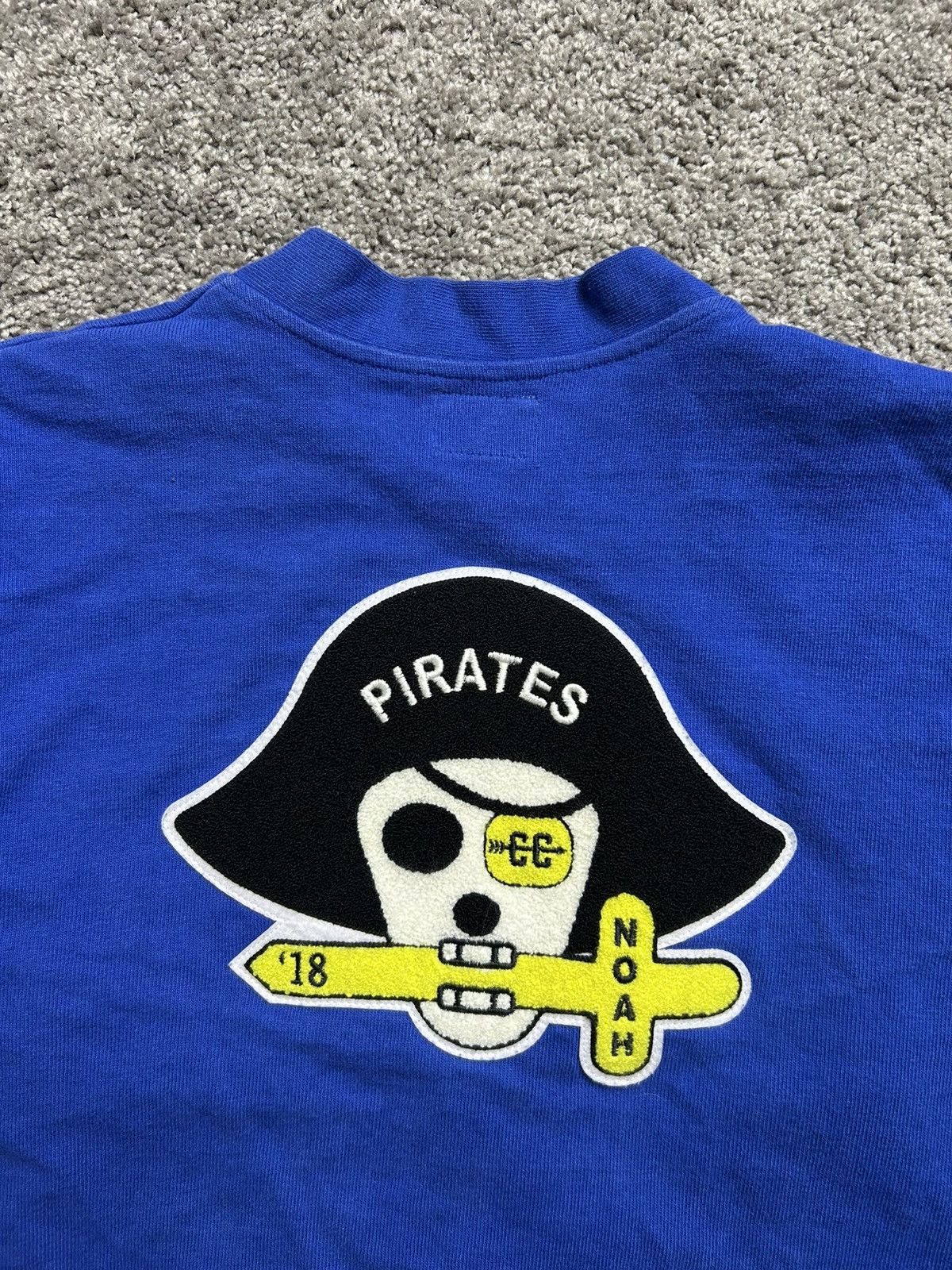 Other Noah Pirates Embroidered Cardigan Blue Made in Canada Size US M / EU 48-50 / 2 - 2 Thumbnail