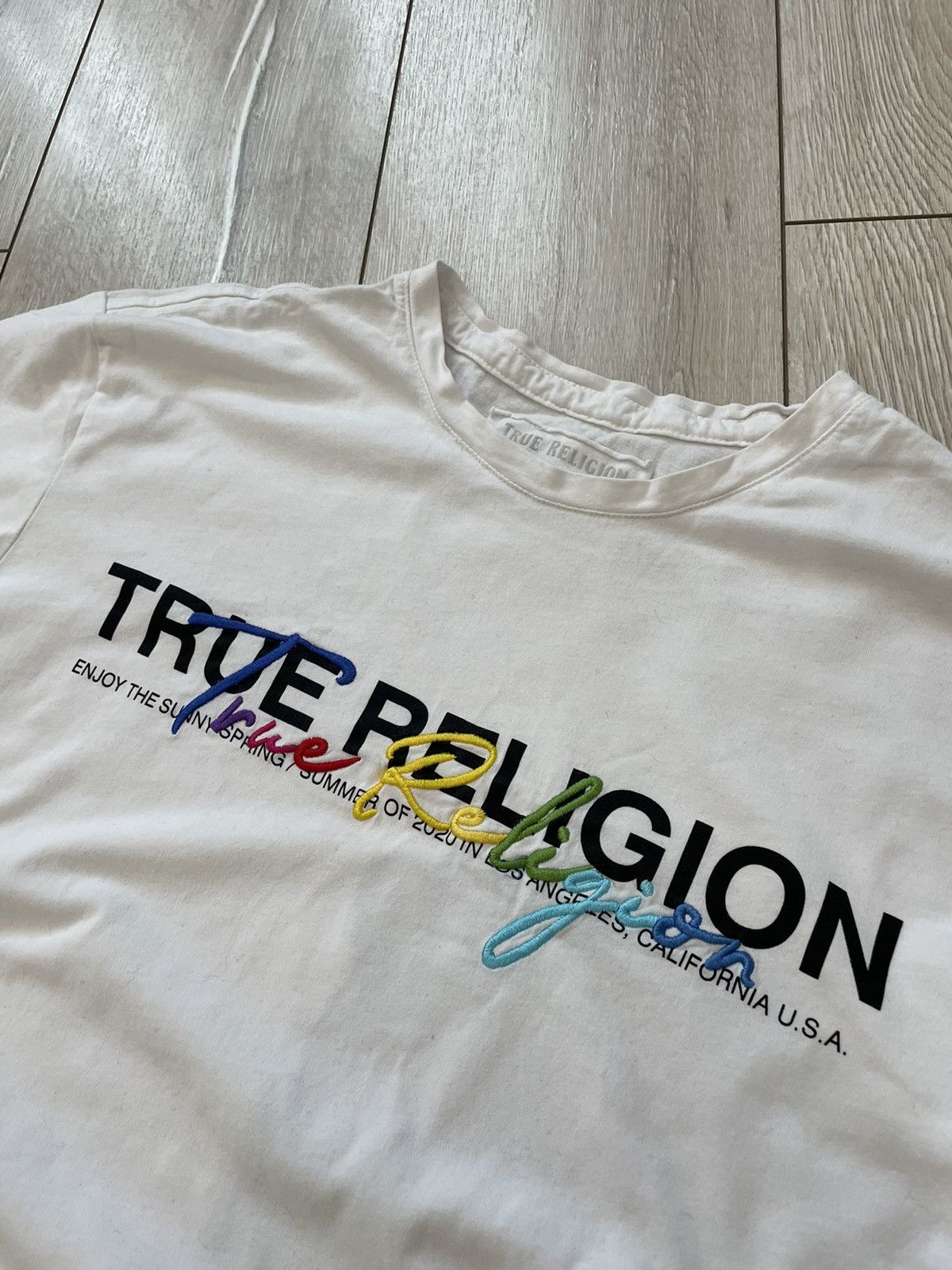True Religion True Religion T-Shirt Big Logo white Size US M / EU 48-50 / 2 - 2 Thumbnail