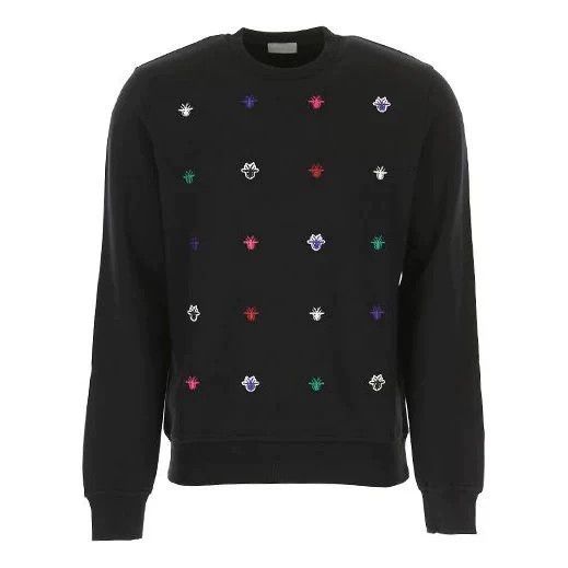 Dior Dior Embroidered Bee Black Sweatshirt-yf Size US M / EU 48-50 / 2 - 1 Thumbnail