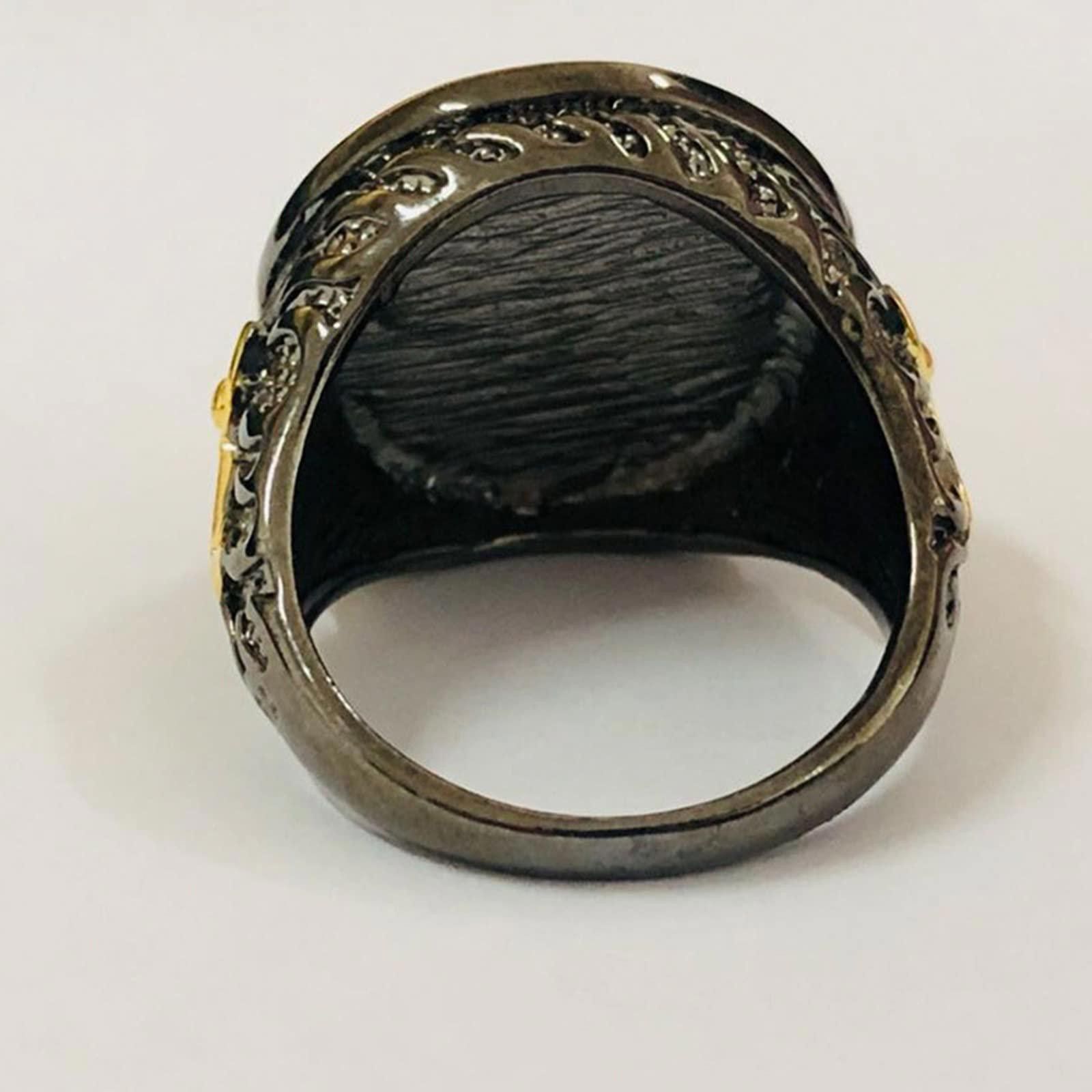 Designer Men's "The Rising Dragon" Capitan Collection Ring - Size 11 Size ONE SIZE - 4 Thumbnail