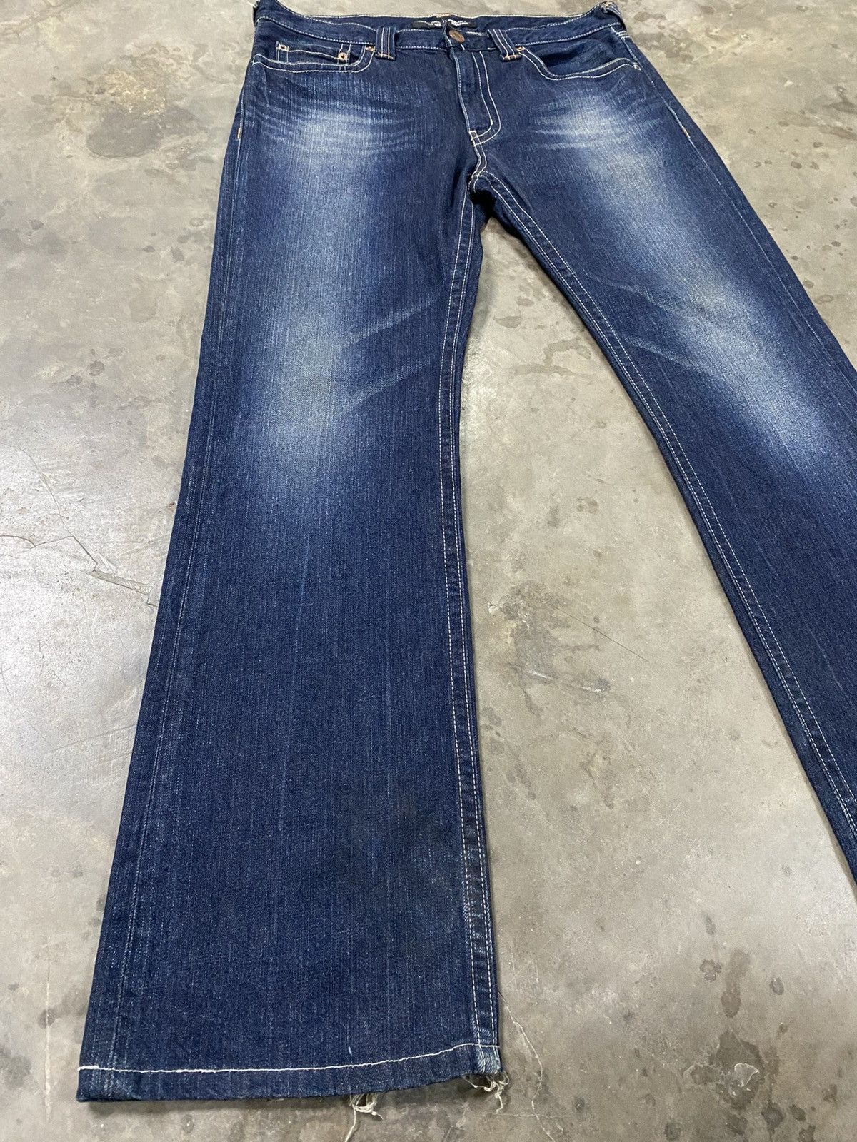If Six Was Nine × Tornado Mart × Uniqlo Japan Uniqlo Jeans Regular Fit Bootcut Flared @266 Size US 32 / EU 48 - 7 Thumbnail