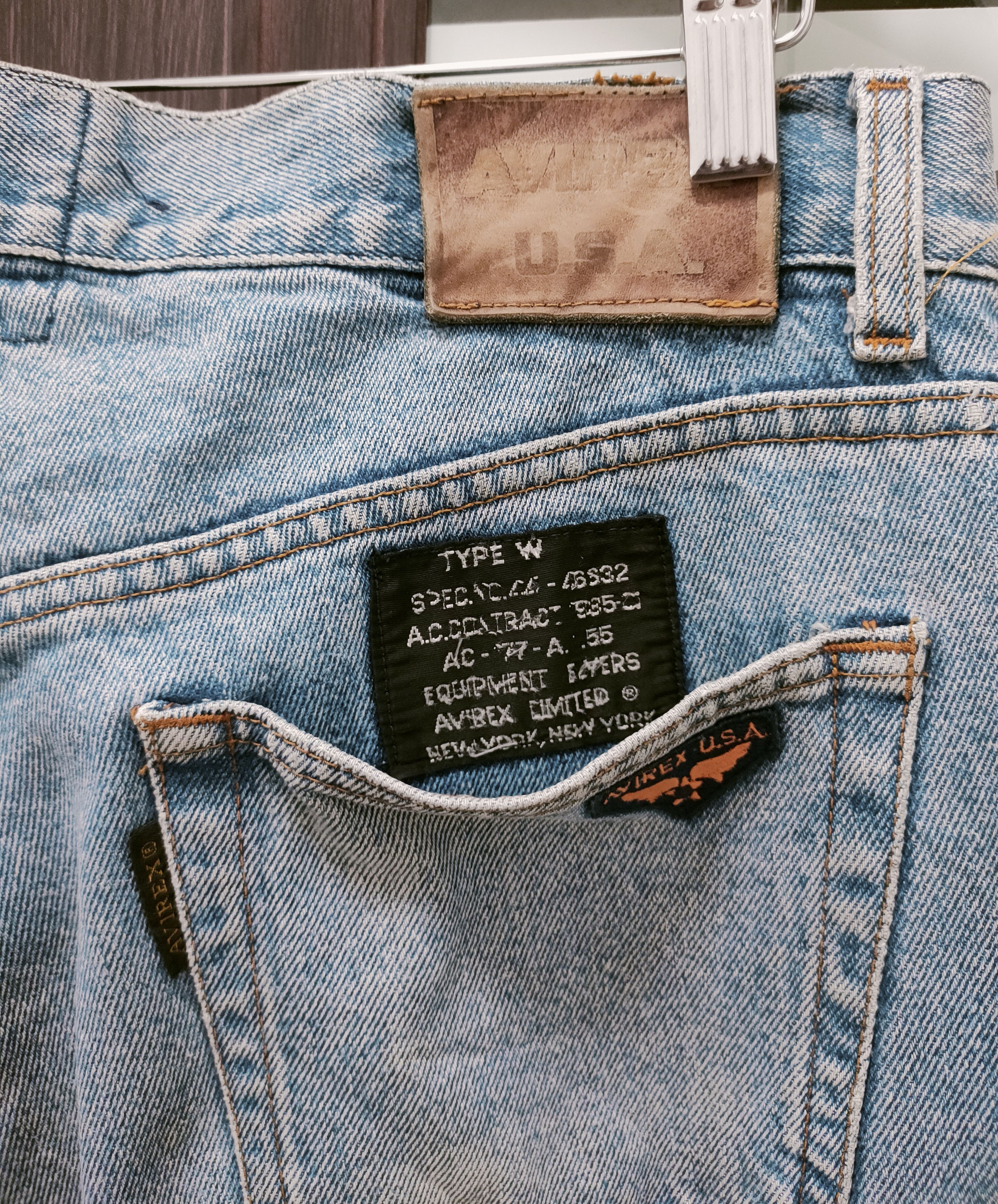 Avirex 🔥Vtg Avirex Usa Jeans🔥 Size US 34 / EU 50 - 9 Thumbnail
