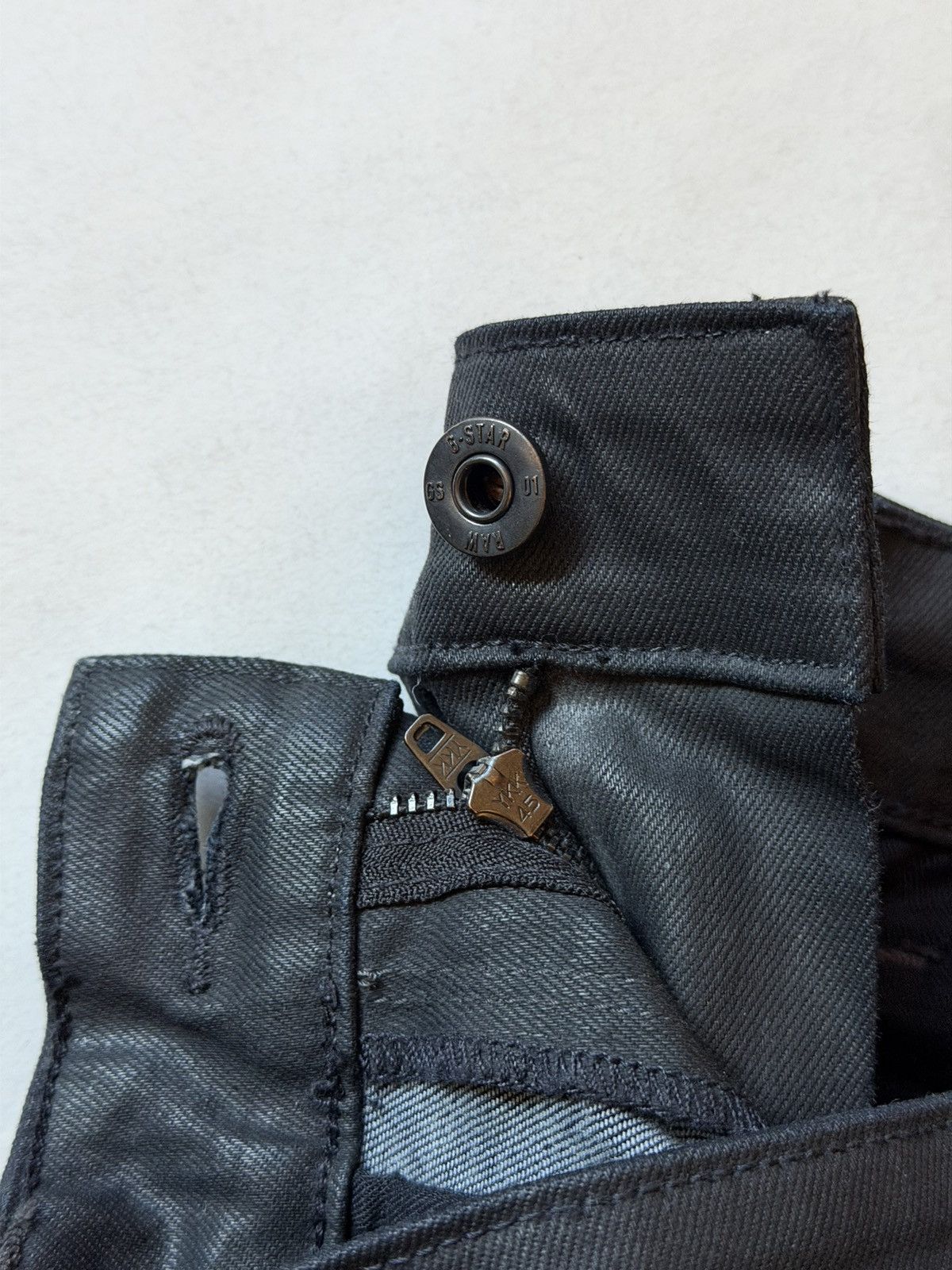 G-Star G-Star Revend Super Slim Waxed Jeans Denim rick owens style Size US 32 / EU 48 - 7 Thumbnail