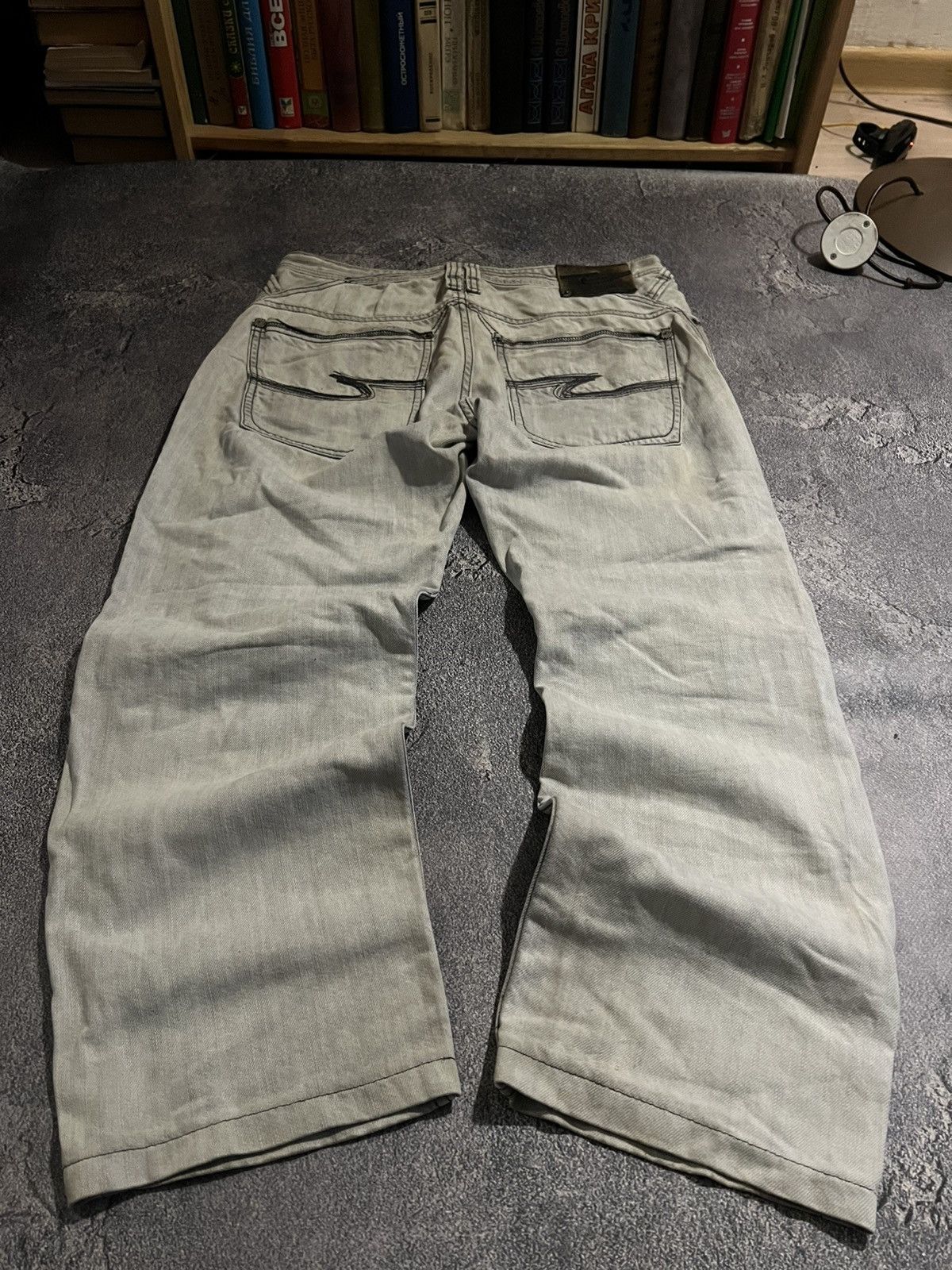Japanese Brand Glamour Y2K White Baggy / Archive Japanese Streetwear / Y2K Size US 34 / EU 50 - 1 Thumbnail
