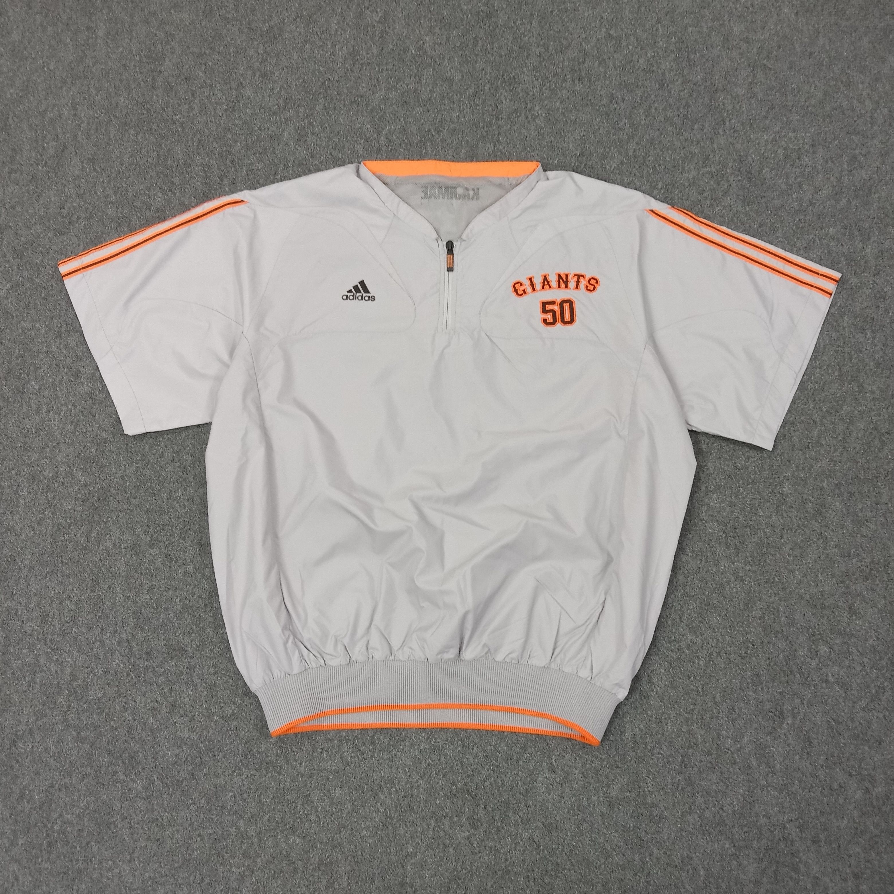 Adidas Adidas Giants MLB Team Sports Half Zipper C239N34 Size US XL / EU 56 / 4 - 1 Thumbnail