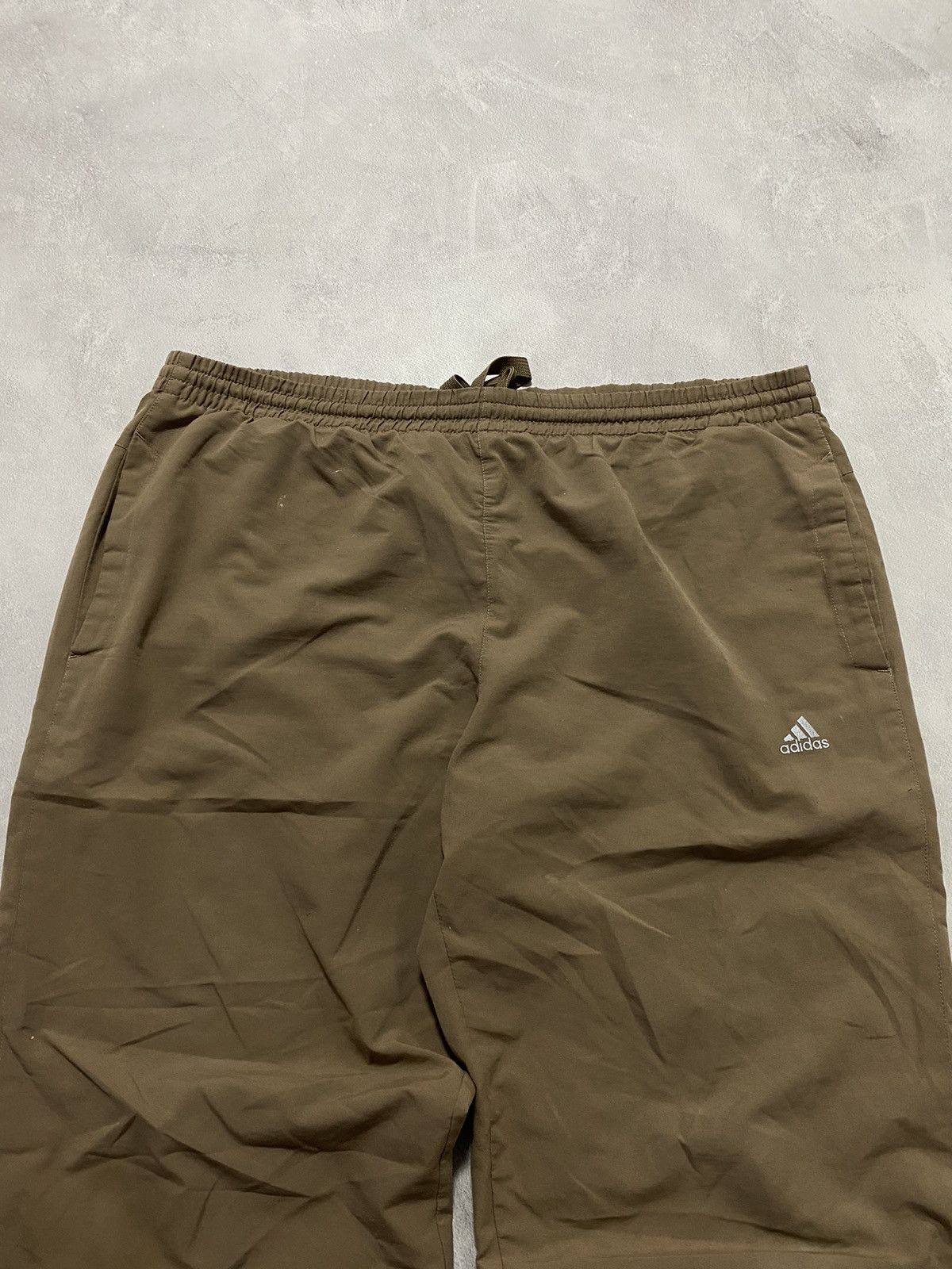 Adidas × Vintage Vintage Track Pants Baggy Oversized Adidas Brown Logo XL-XXL Size US 40 / EU 56 - 3 Thumbnail