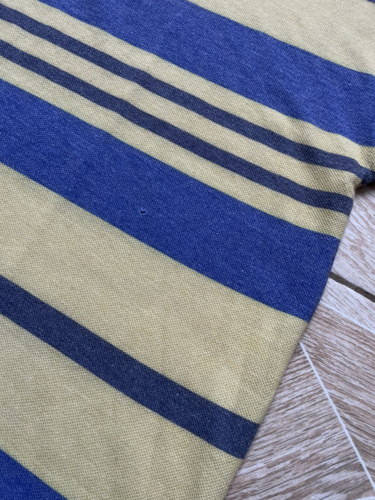 Hugo Boss Retro Vintage Luxury Rare Hugo Boss Logo Italy Striped Polo Size US L / EU 52-54 / 3 - 5 Thumbnail