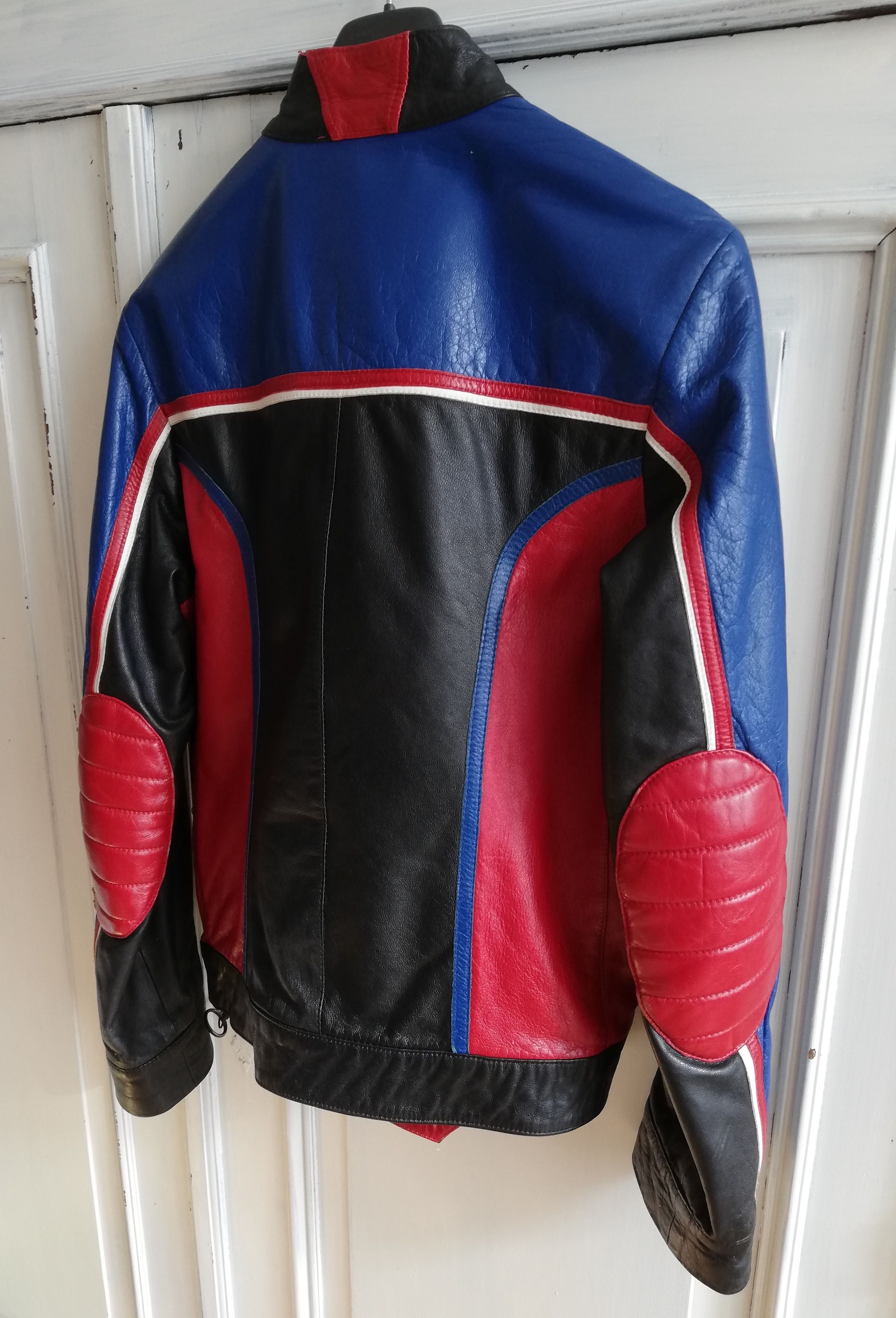 Dolce & Gabbana Multi colored cafe racer leather jacket Size US S / EU 44-46 / 1 - 3 Thumbnail