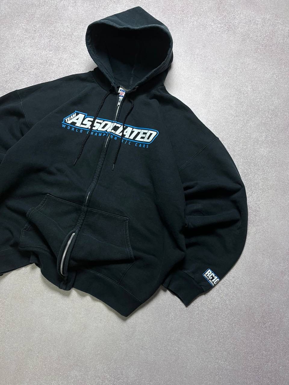 Vintage Vintage Associated Boxy Zip Hoodie Y2K XL Size US XL / EU 56 / 4 - 2 Thumbnail