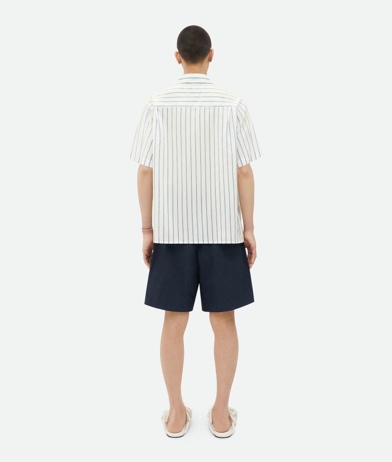 Bottega Veneta o1s1rm0326 Cotton Shorts in Navy Size US 36 / EU 52 - 3 Thumbnail