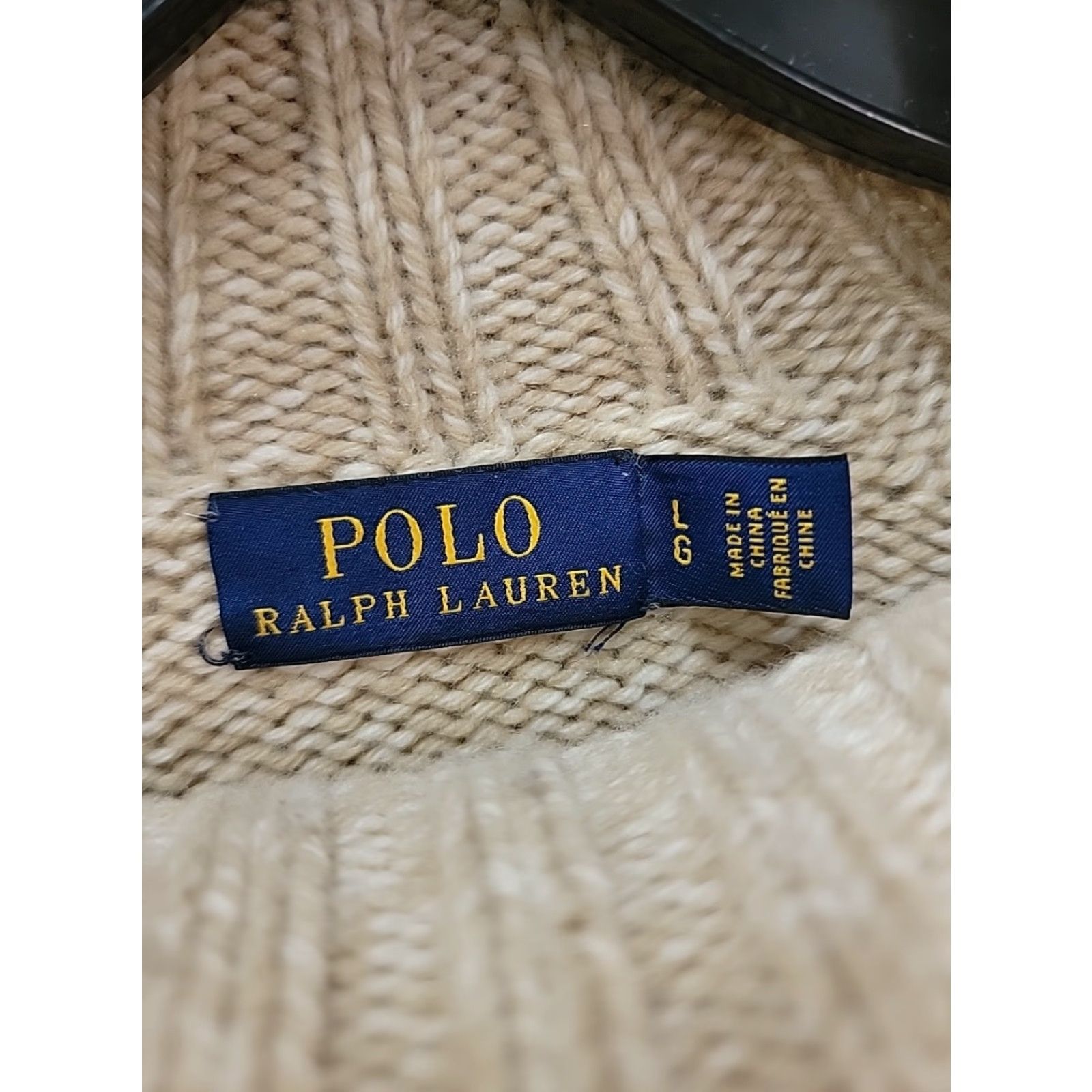Polo Ralph Lauren VINTAGE Polo Ralph Lauren Wool-Cashmere Turtleneck Sweater Womens Sz L Size L / US 10 / IT 46 - 2 Thumbnail