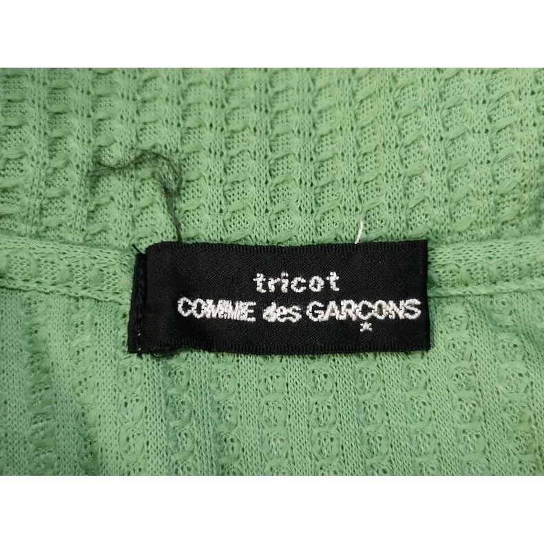 Comme des Garcons Comme Des Garcons Logo CDG crew neck, apple green top Size S / US 4 / IT 40 - 3 Thumbnail