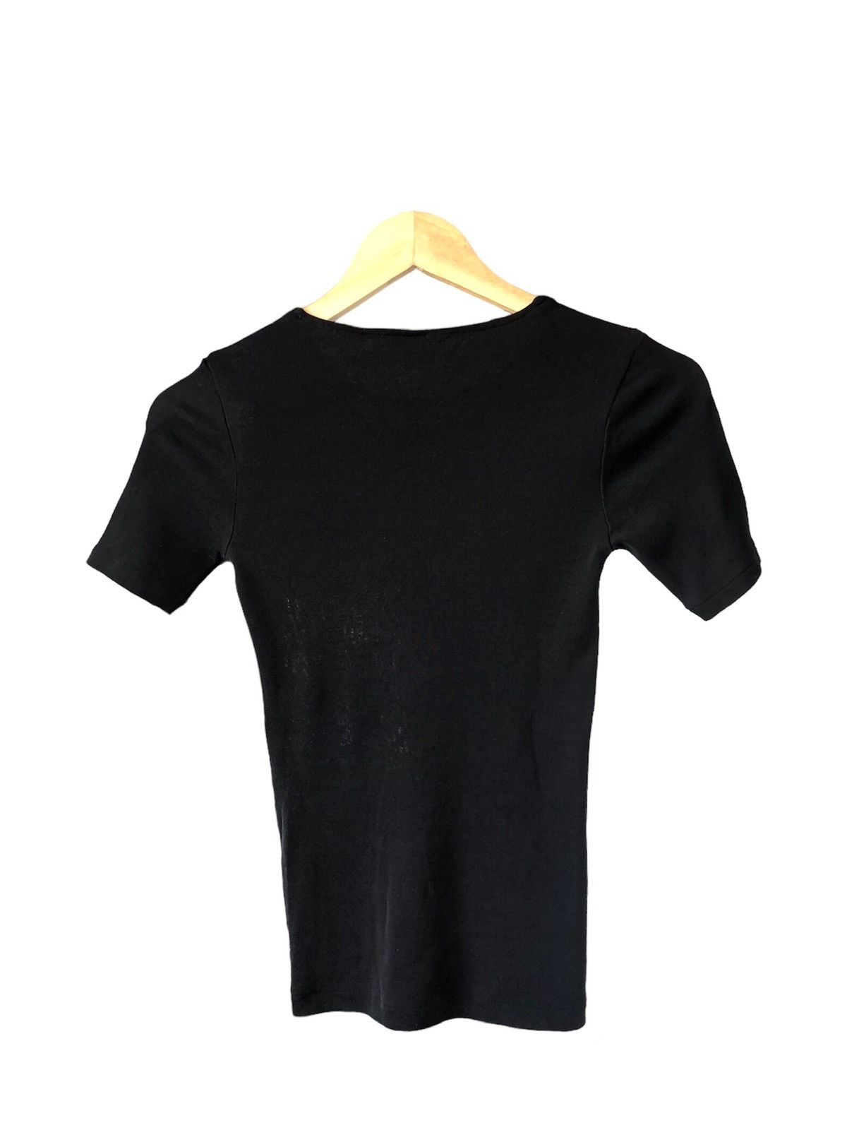 Yohji Yamamoto Y's Yohji Yamamoto Stretchable Black Crop Top Size S / US 4 / IT 40 - 3 Thumbnail