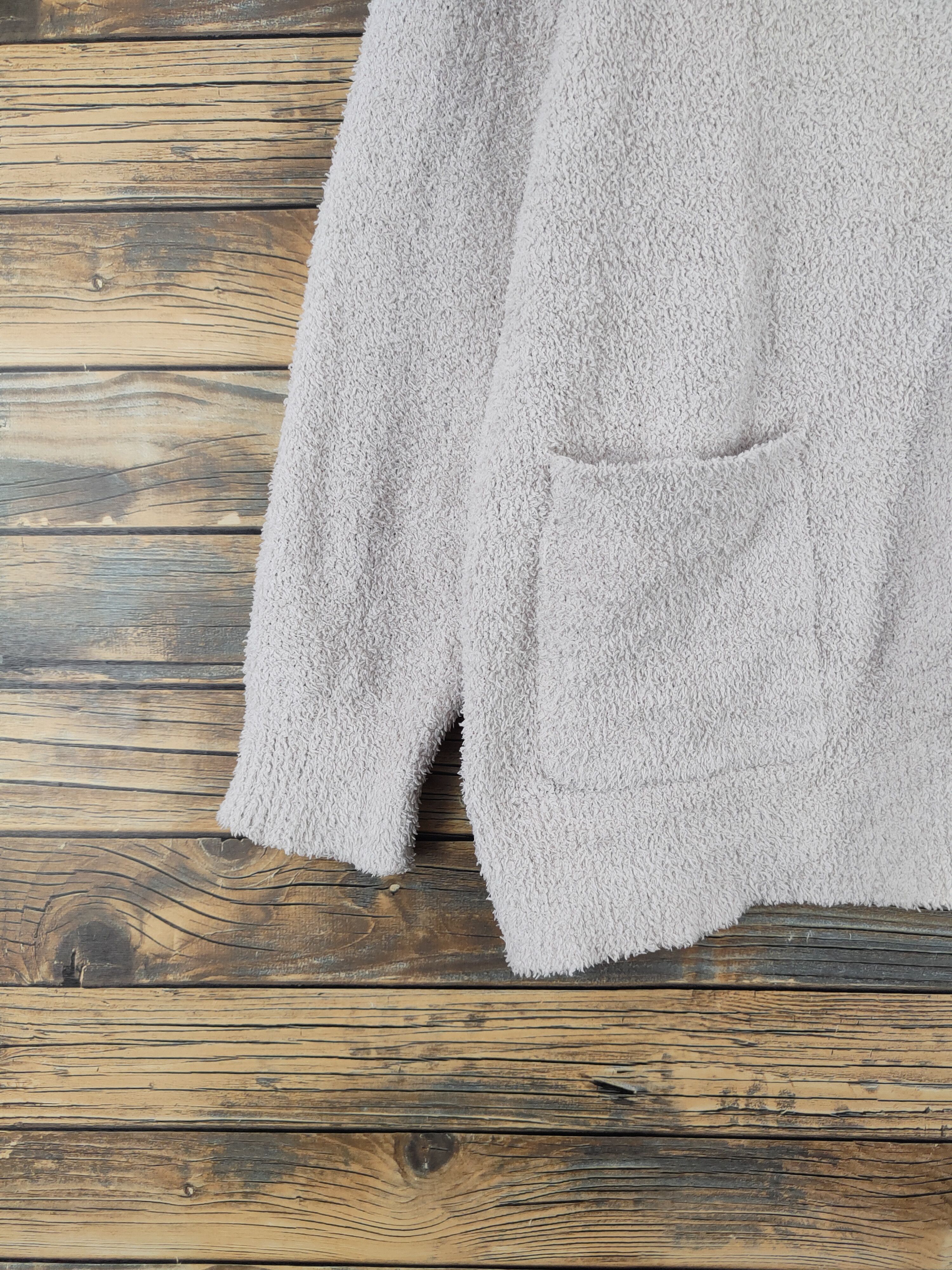 Homespun Knitwear × Japanese Brand Comfo-strain Ivory Fur Faux Knitwear Cardigan #W2178 Size L / US 10 / IT 46 - 4 Thumbnail