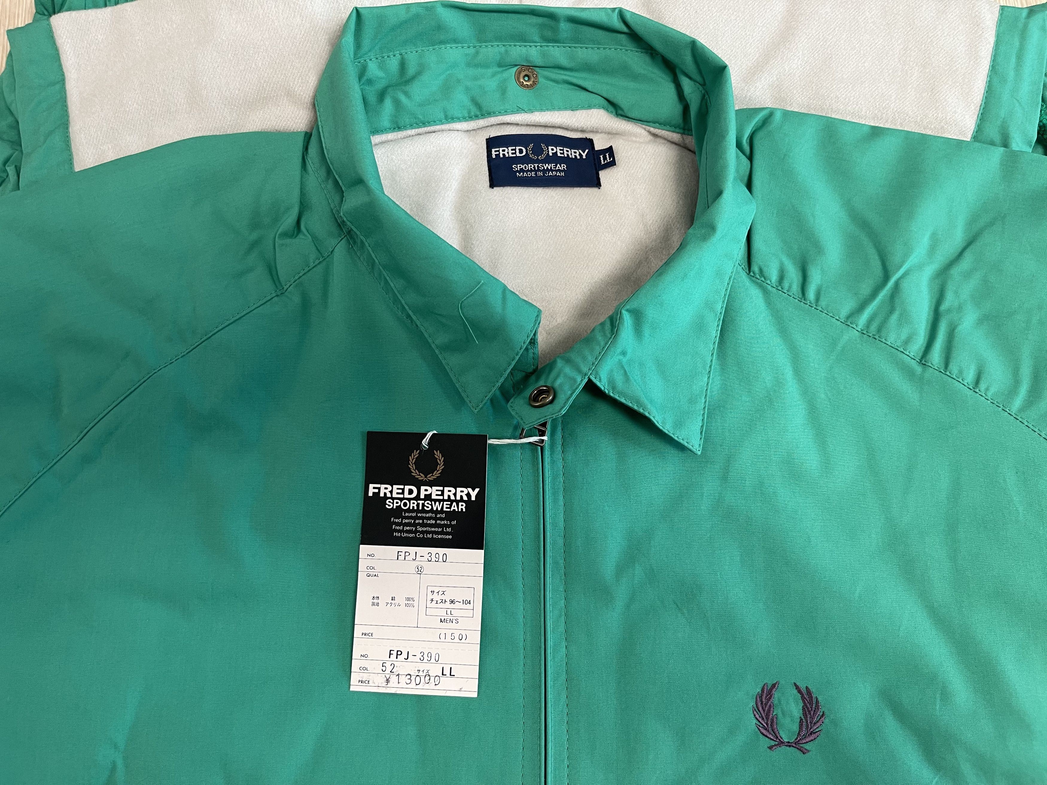 Fred Perry FRED PERRY 90s JAPAN Vintage Jacket Size US XL / EU 56 / 4 - 2 Thumbnail