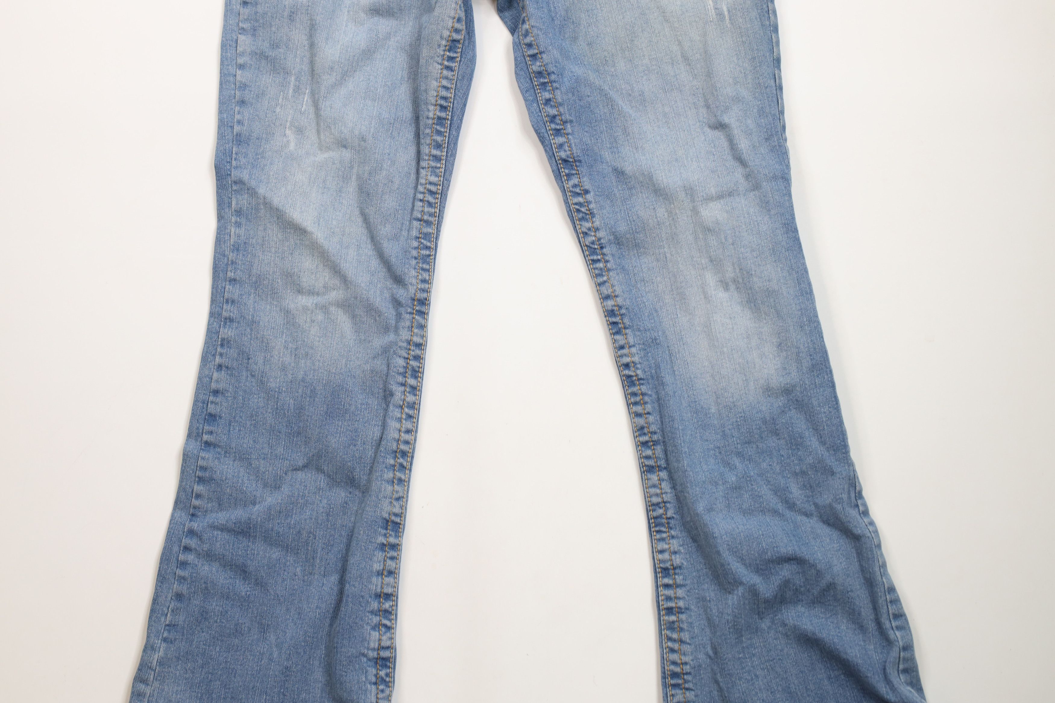 Aeropostale × Vintage Vintage Y2K Aeropostale Babydoll Flared Denim Jeans Size 32" / US 10 / IT 46 - 3 Thumbnail