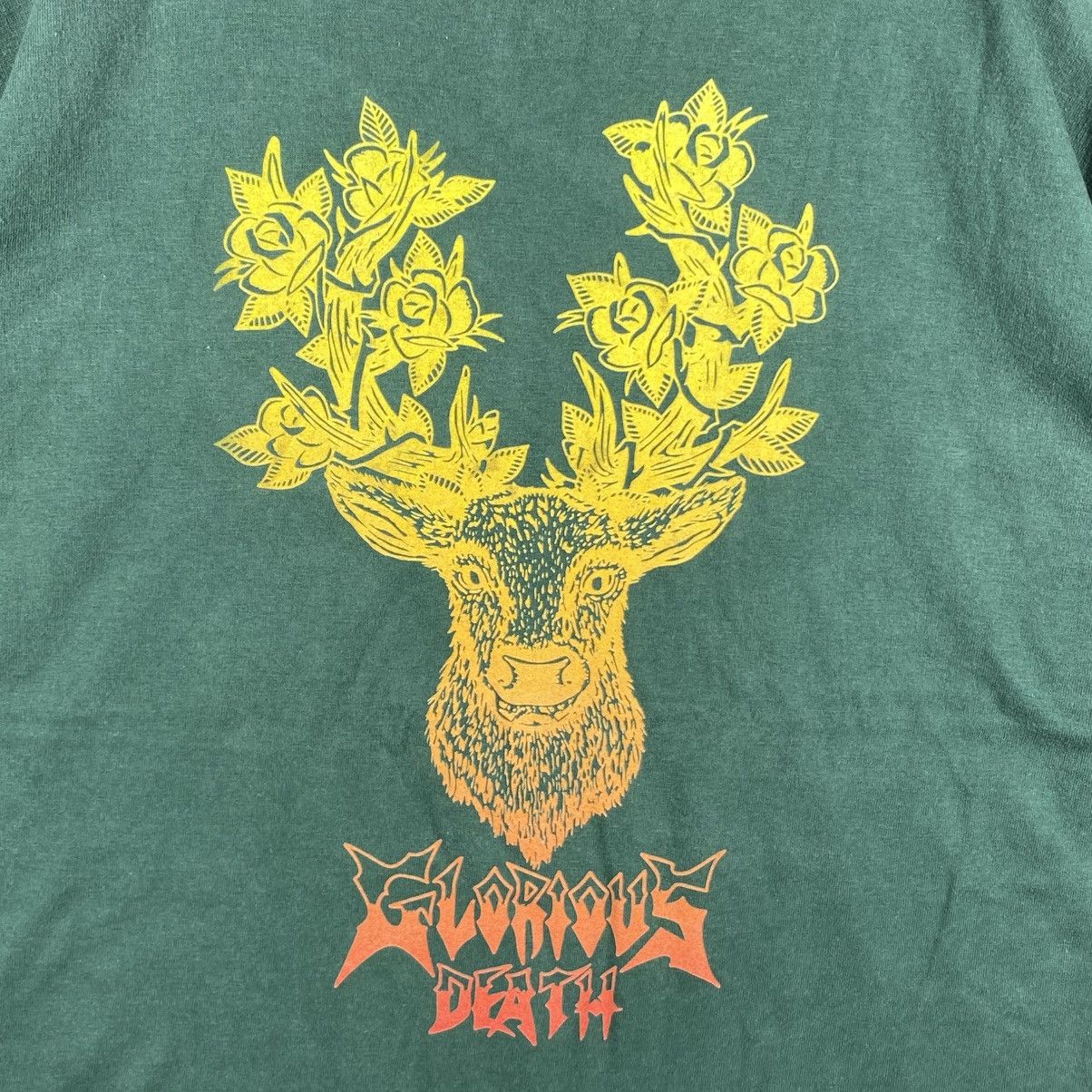 SOFTMACHINE Japanese Brand SOFTMACHINE Glorious Death Faded Tee Shirt Size US XL / EU 56 / 4 - 2 Thumbnail