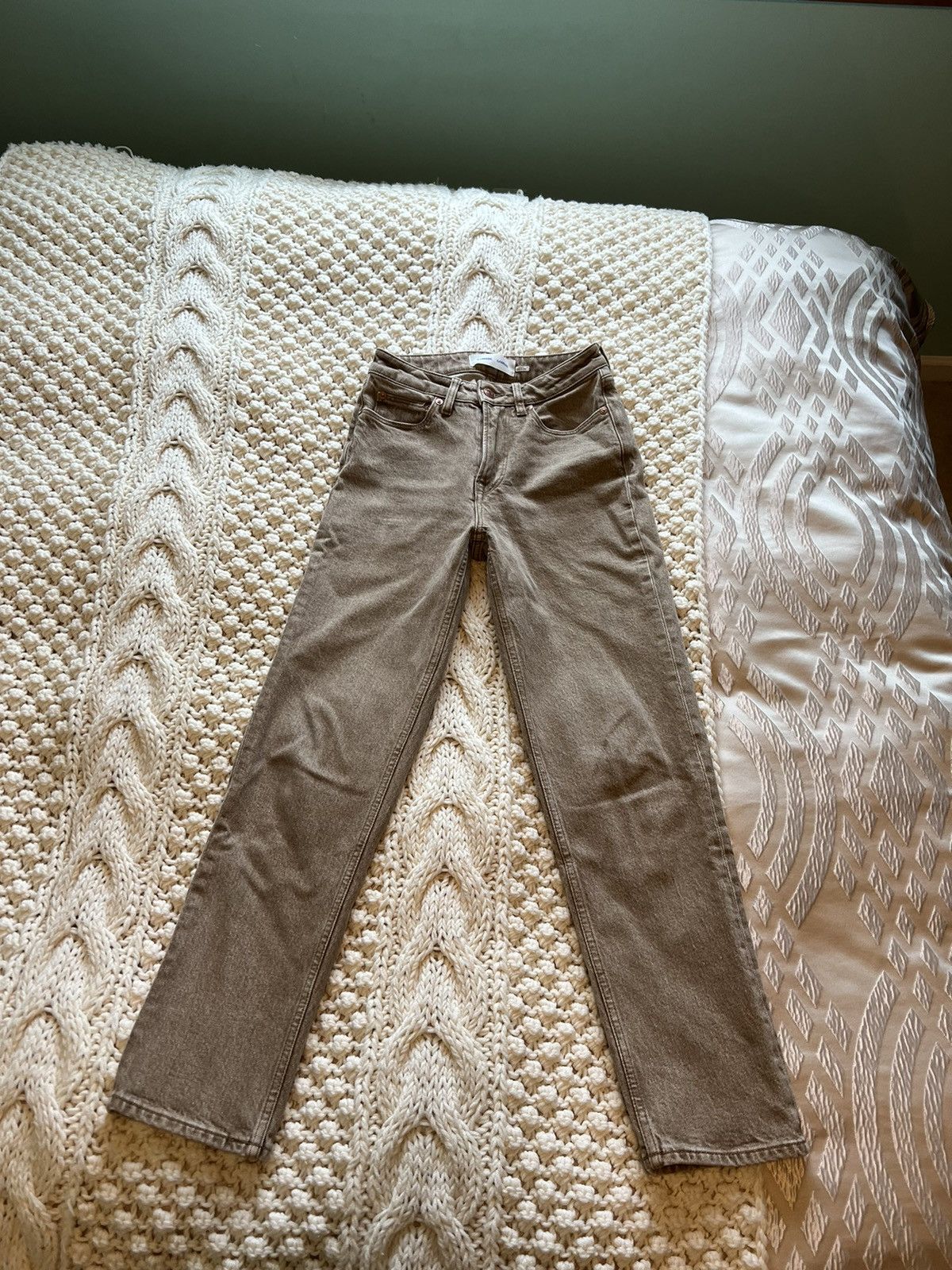 image of Samsoe Samsoe Samsoe Women’S Jeans in Brown, Women's (Size 24)
