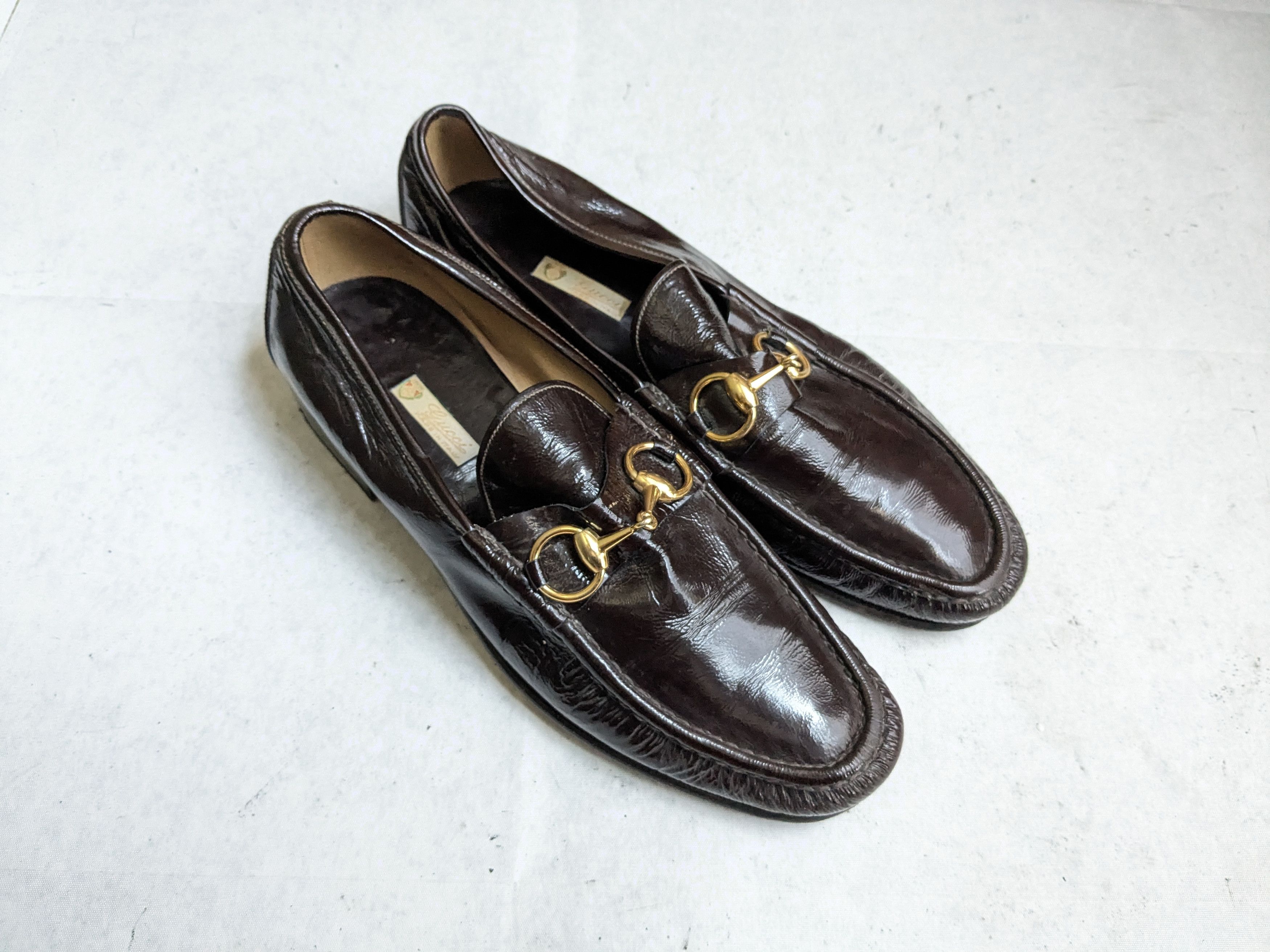 Gucci Vintage Gucci Horsebit Loafers Burgundy Leather 8.5 D Size US 8.5 / EU 41-42 - 1 Thumbnail