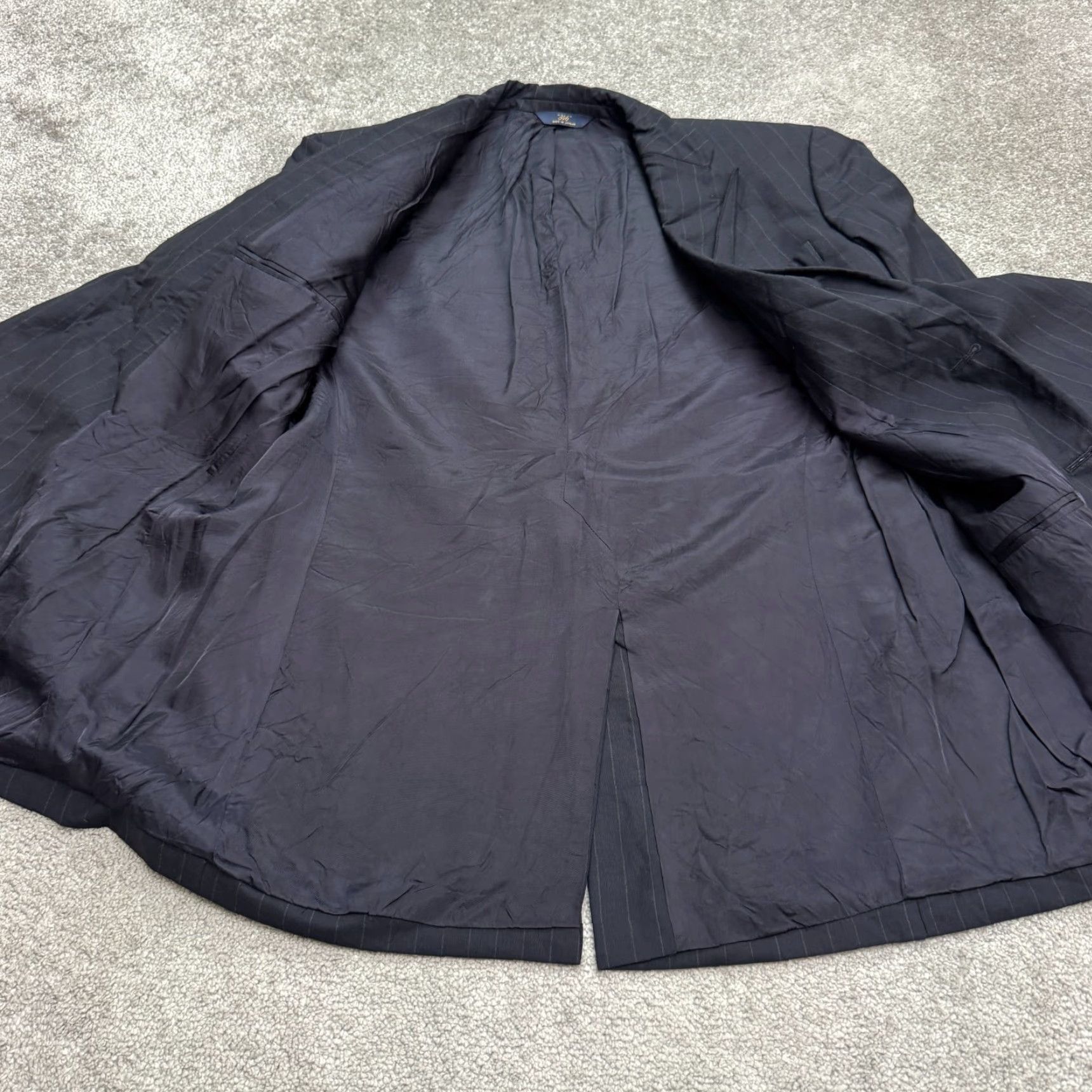 Brooks Brothers Brooks Brothers Blazer Jacket Men 42L Blue Striped Wool Size 42R - 6 Thumbnail